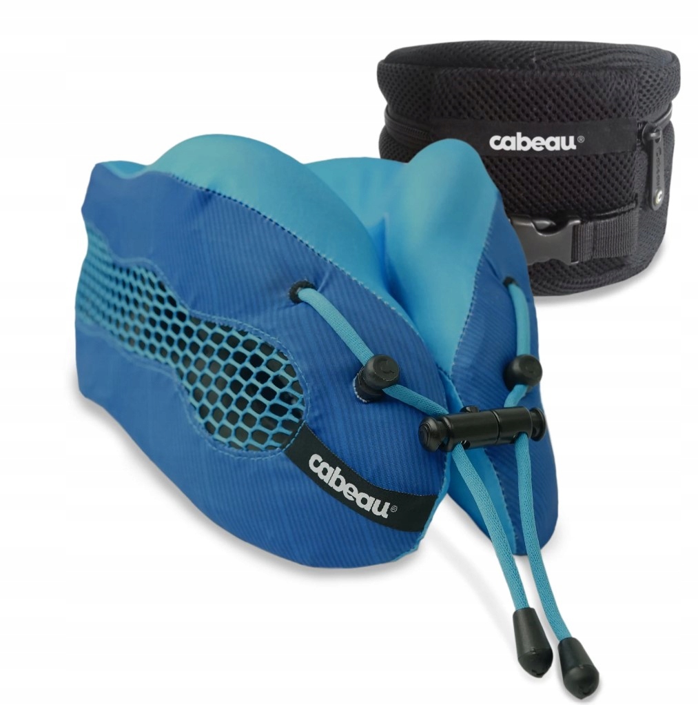 Polštář na krk Cabeau Evo Cool modrý