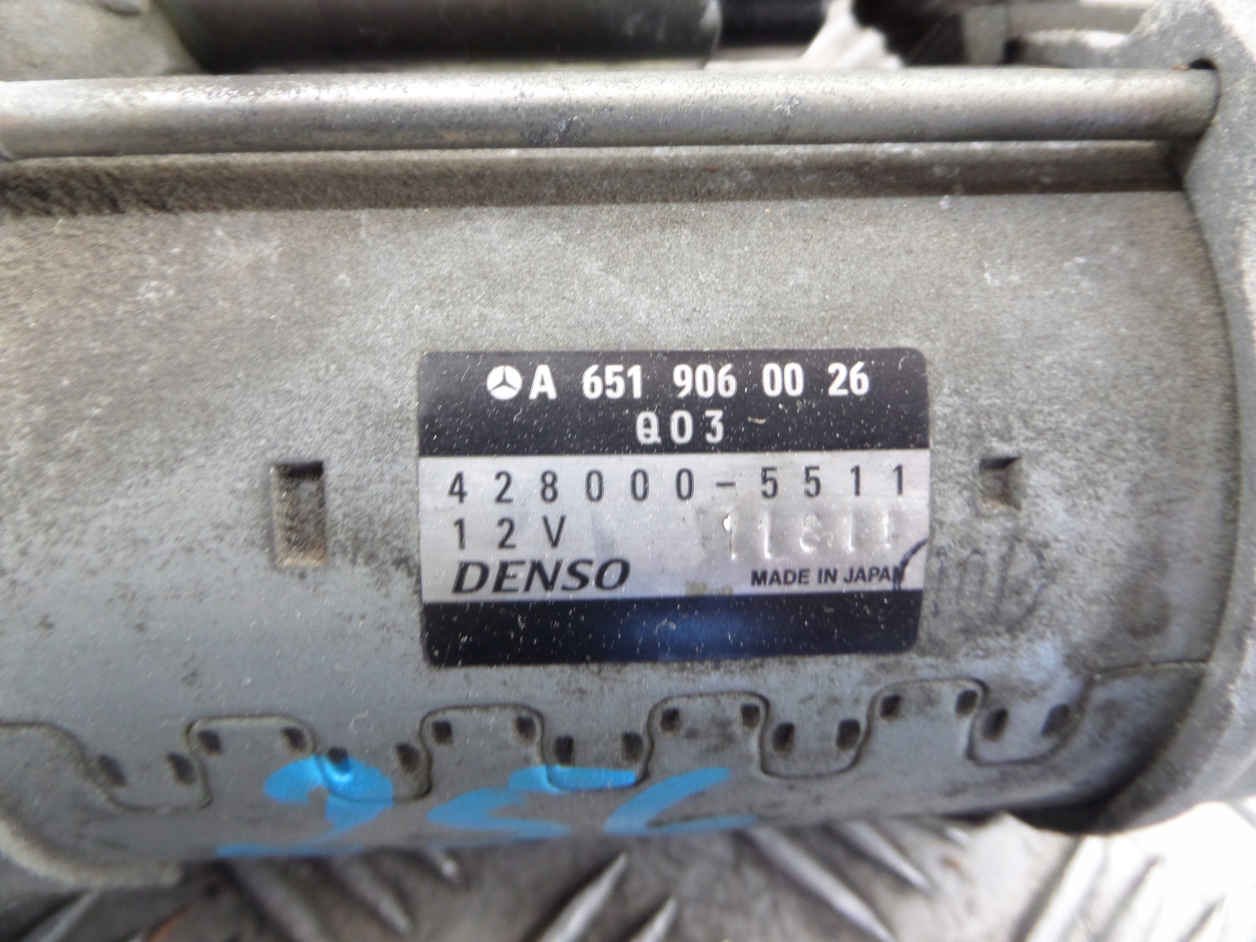 starter - MERCEDES SPRINTER W906 VITO W639 2.2 CDi A6519060026