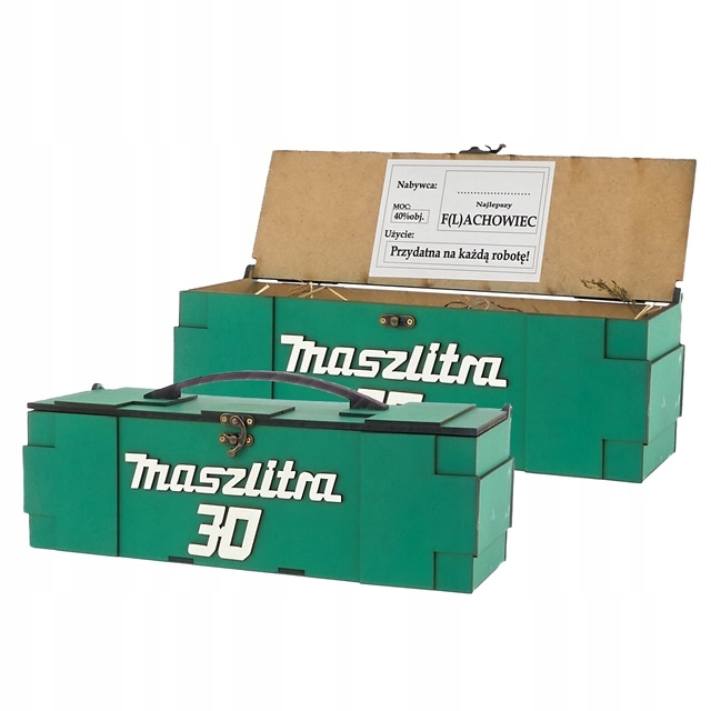 

Skrzynka na alkohol Maszlitra na 30 urodziny