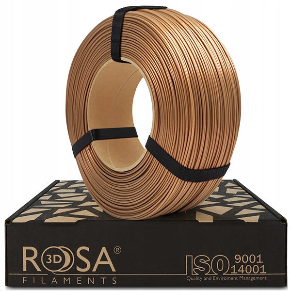 Filament Rosa3D ReFill Pla Starter Glitter Bronze z Brokatem 1kg 1,75mm