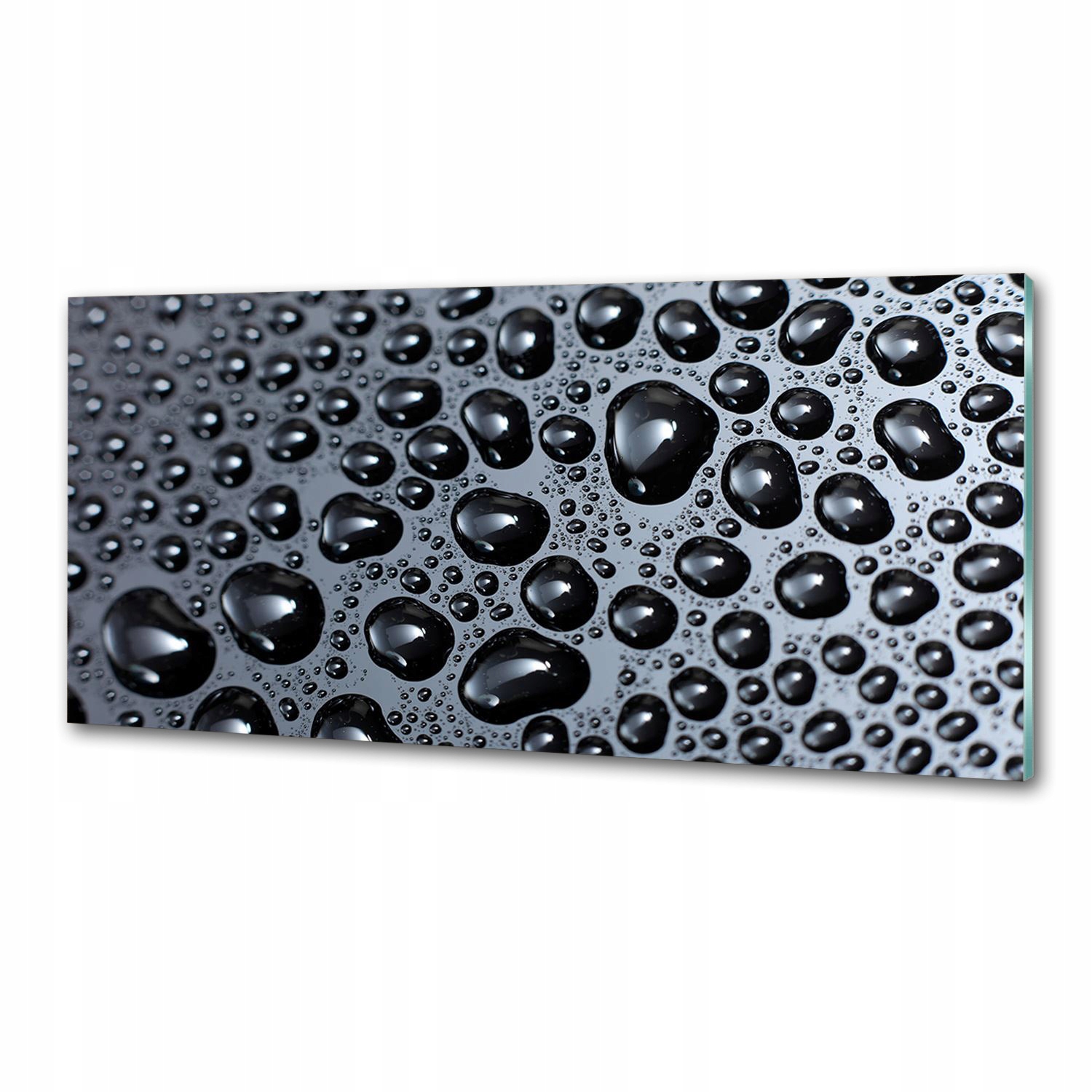 Dekoračný panel sklo Kvapky vody 125 x 50 cm Lepidlo