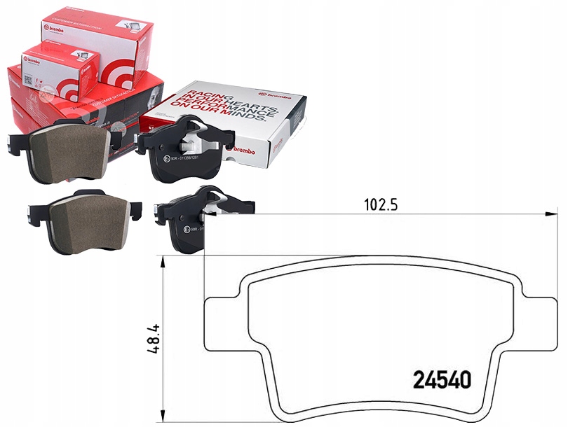 Brep 61 085 Brzdové Destičky Citroen C4 Picasso 06-1 Asistent řidiče #33