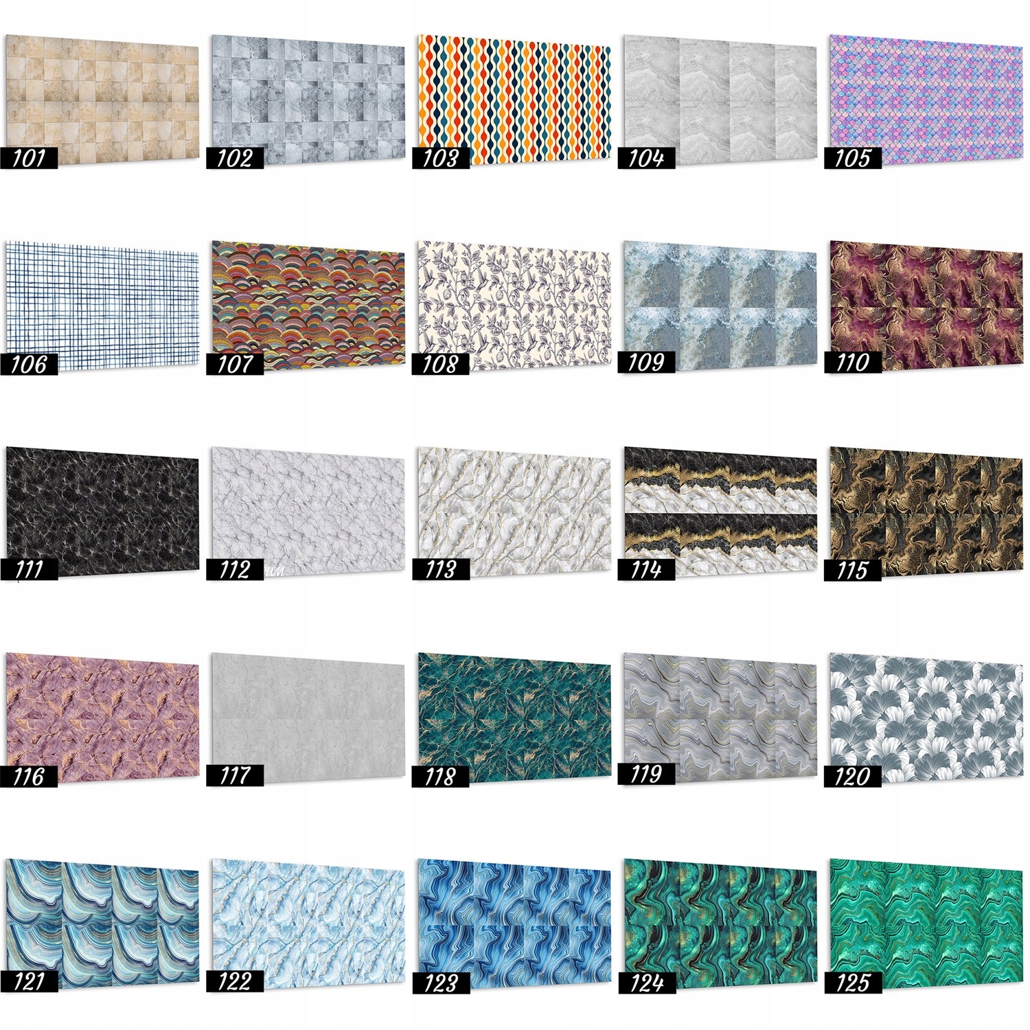 Panel ścienny winyl Minimalistyczny wzór 100x50 cm Grubość 1.1 mm