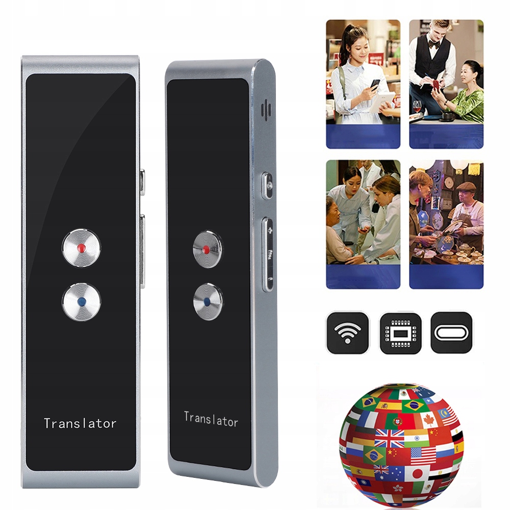 Přenosný inteligentní dvousměrný překladatel v reálném čase