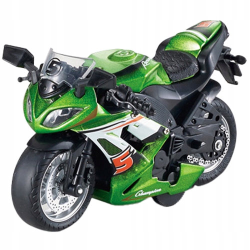 MOTOCYKL WYŚCIGOWY MOTOR MODEL METALOWY NAPĘD PULL-BACK ZABAWKA DLA DZIECI Model MOTOCYKL WYŚCIGOWY