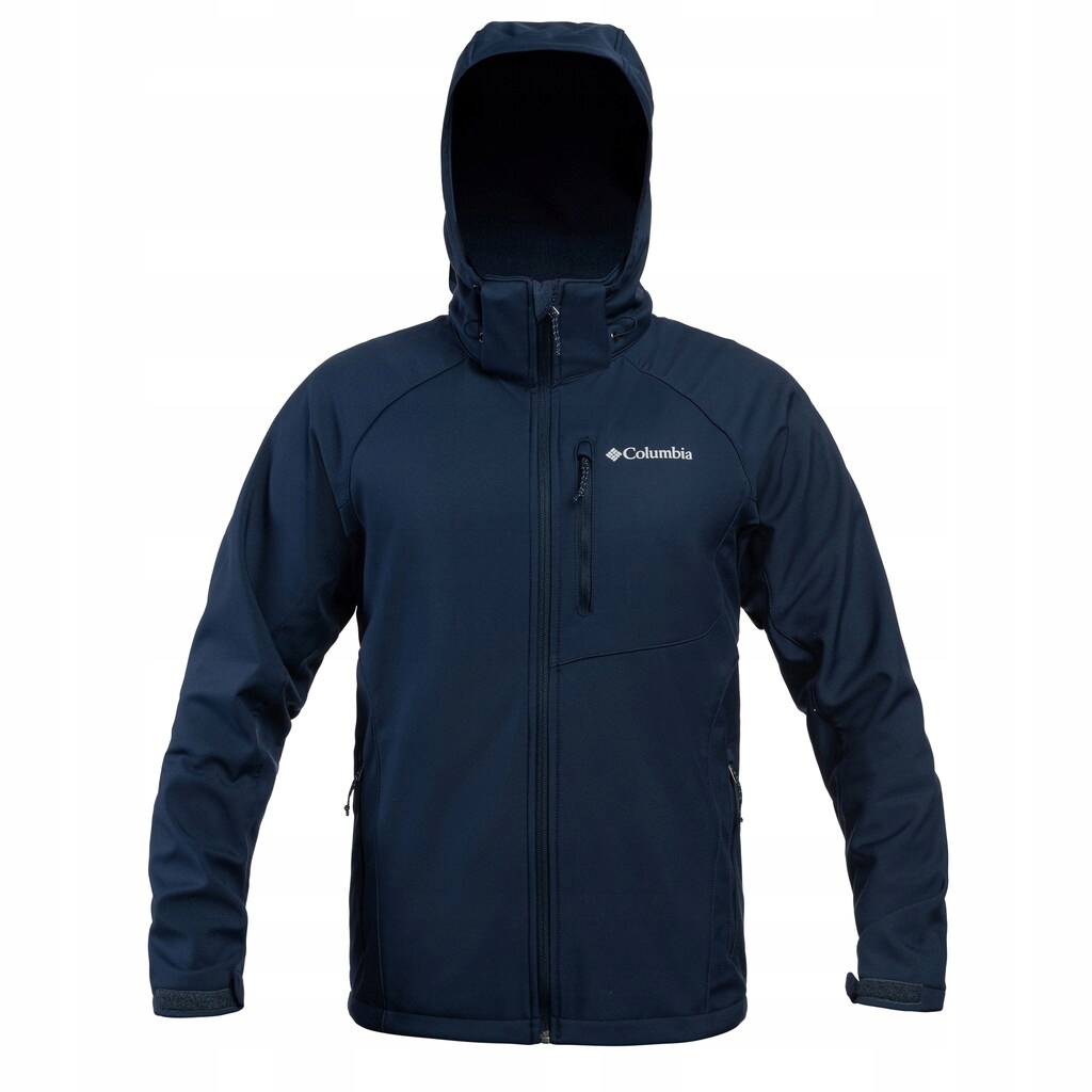 Bunda s kapucí Columbia Cascade Ridge III Softshell Collegiate Navy M