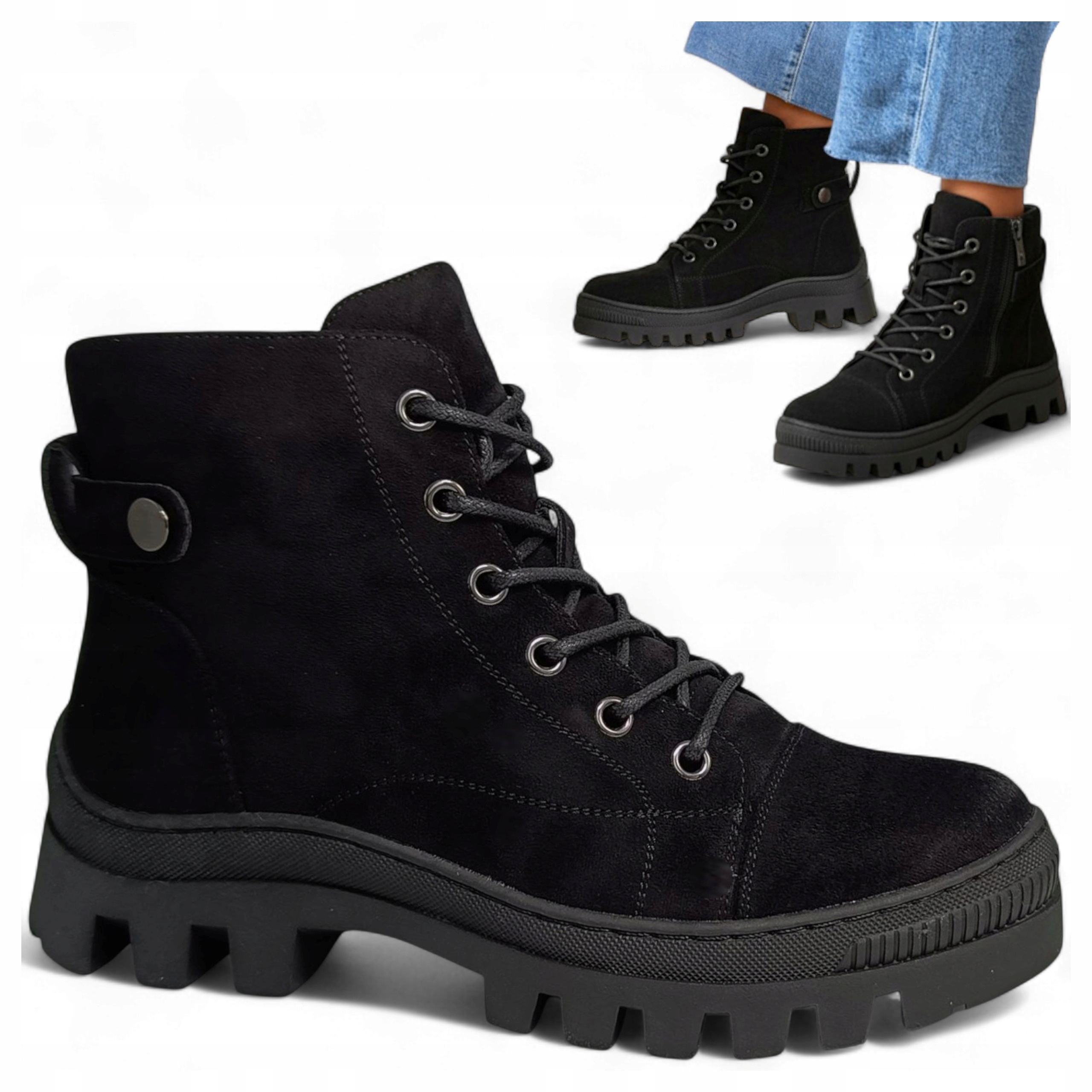 Dámské Kotníkové Boty Podzimní 37 Elegantní Nazouvací Semišové Boty Módní Potocki