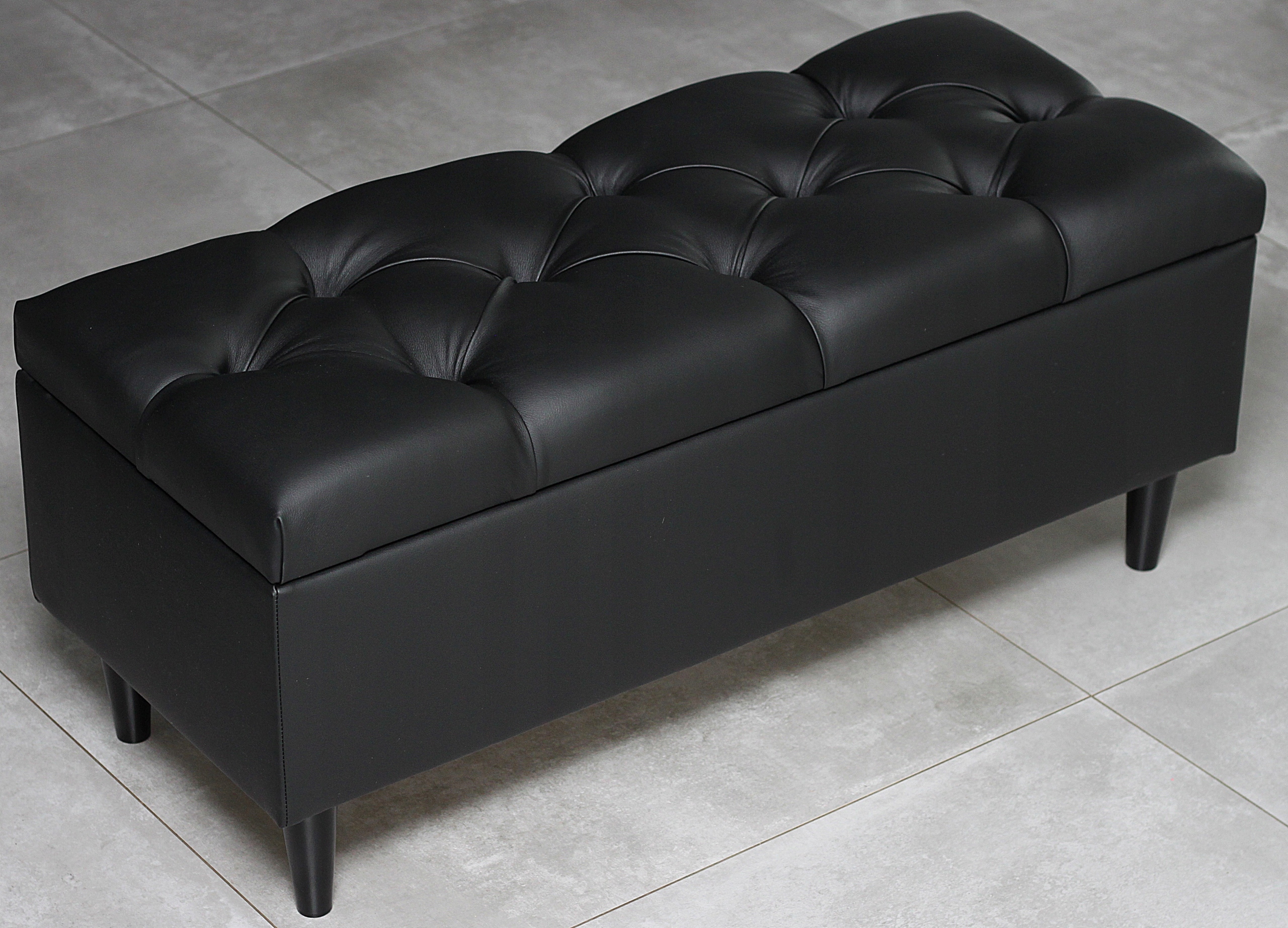 PUFA GLAMOUR podnóżek CHESTERFIELD 100 cm + kolory Marka inna