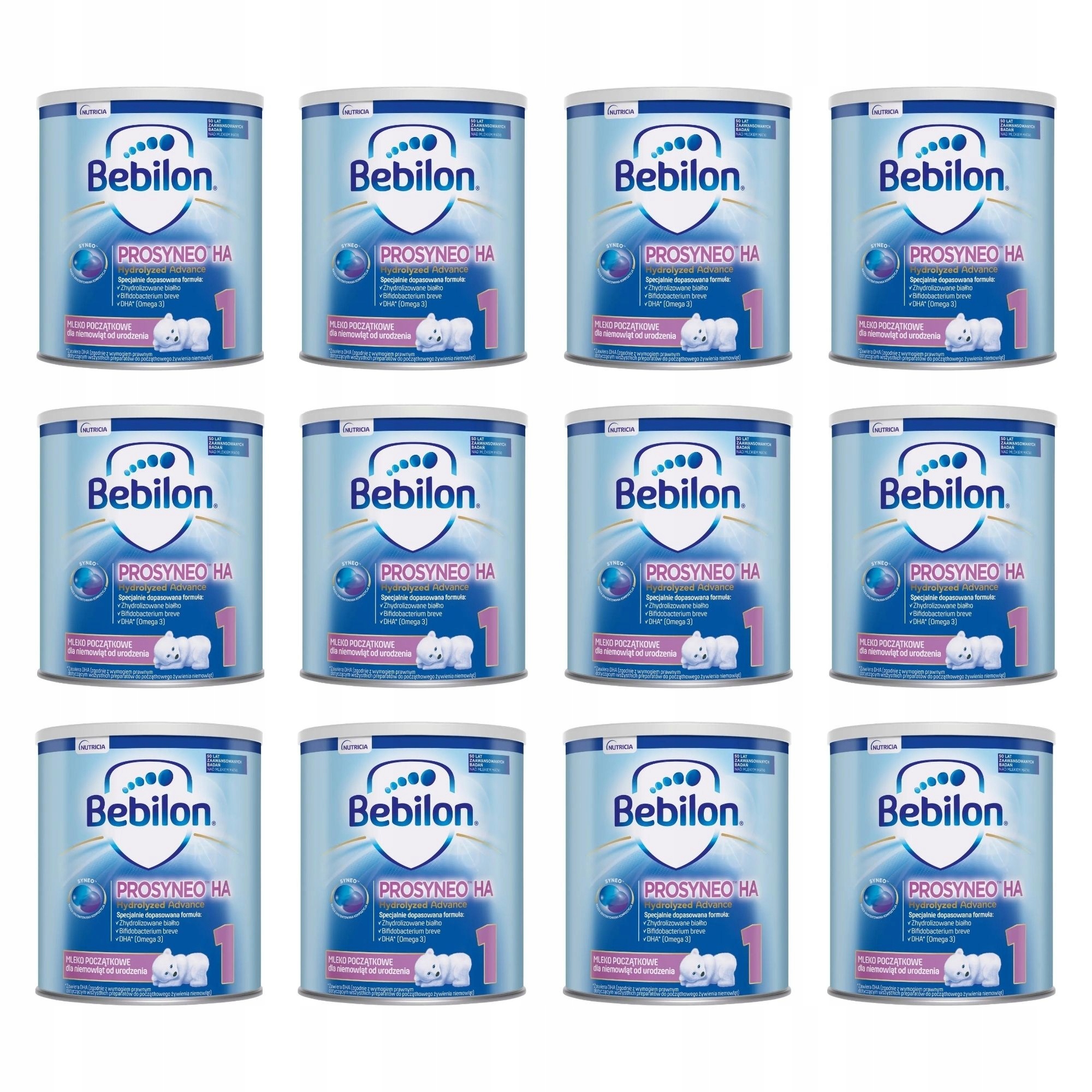 Bebilon HA 1 Prosyneo MAXI ZESTAW 12x 400 g