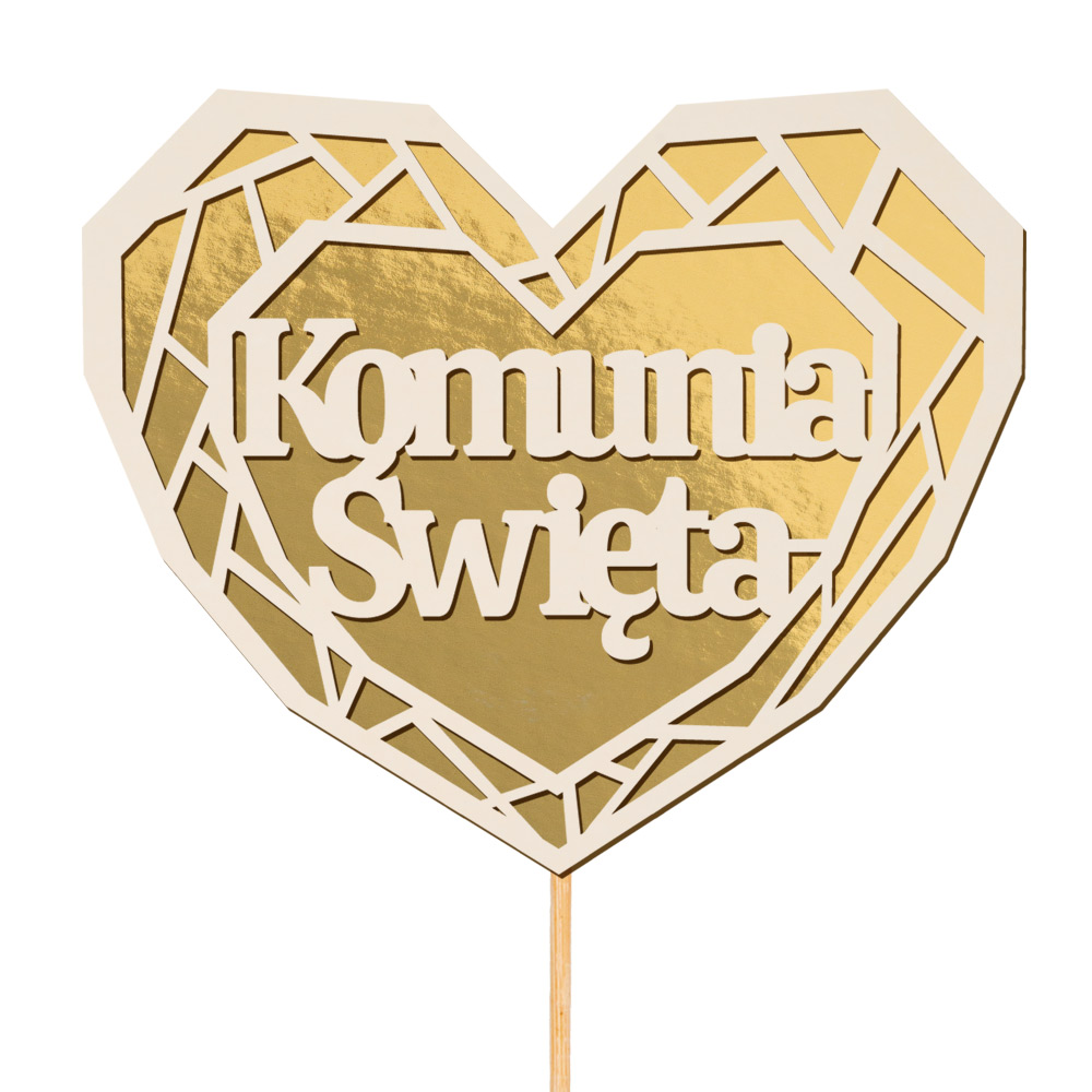 

Topper Na Tort Ozdoby Komunijne Dekoracja Komunia