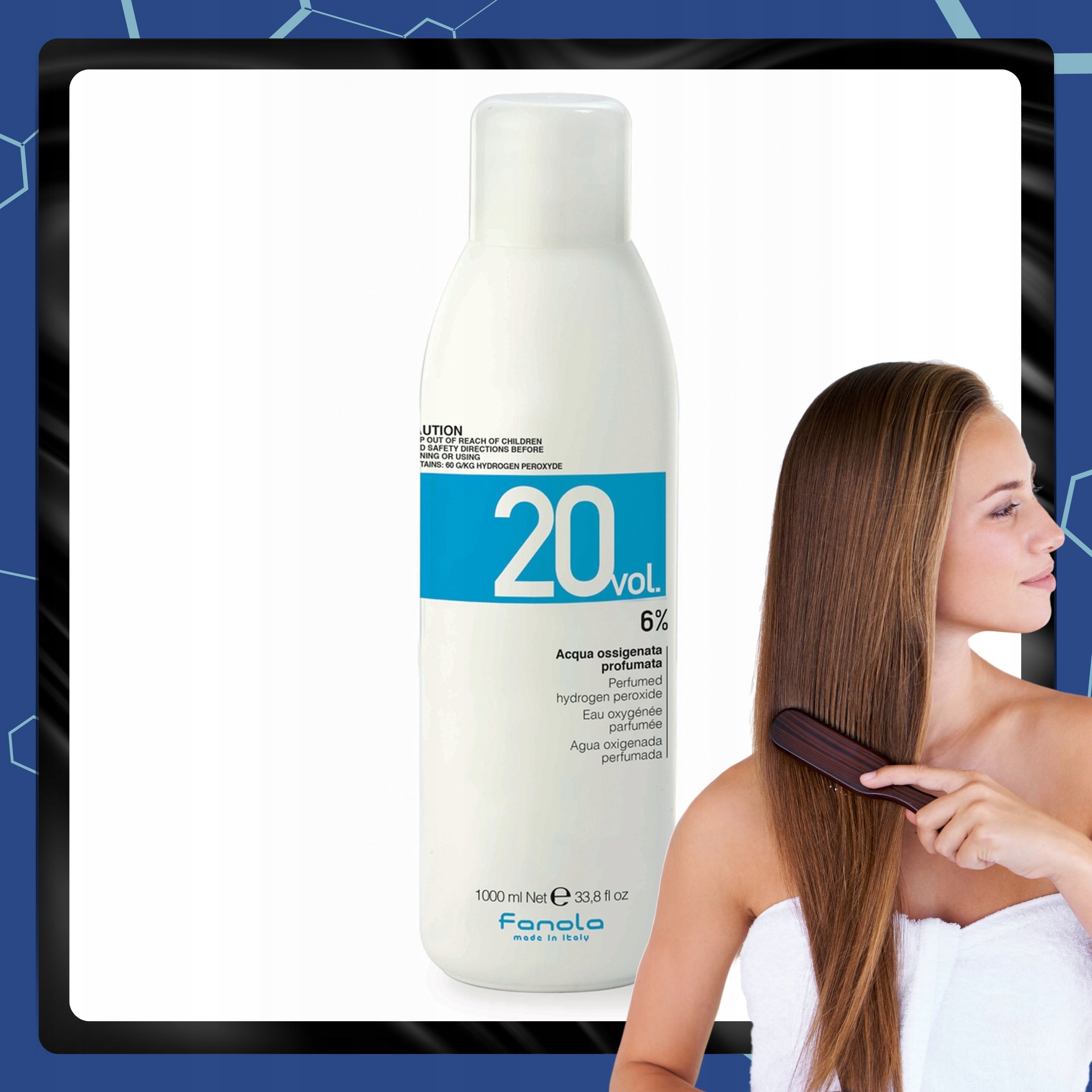 FANOLA CREMA 20 OXYDANT 6% WODA UTLENIONA DO FARB EMULASJA 1000ML Kod producenta 8032947861620