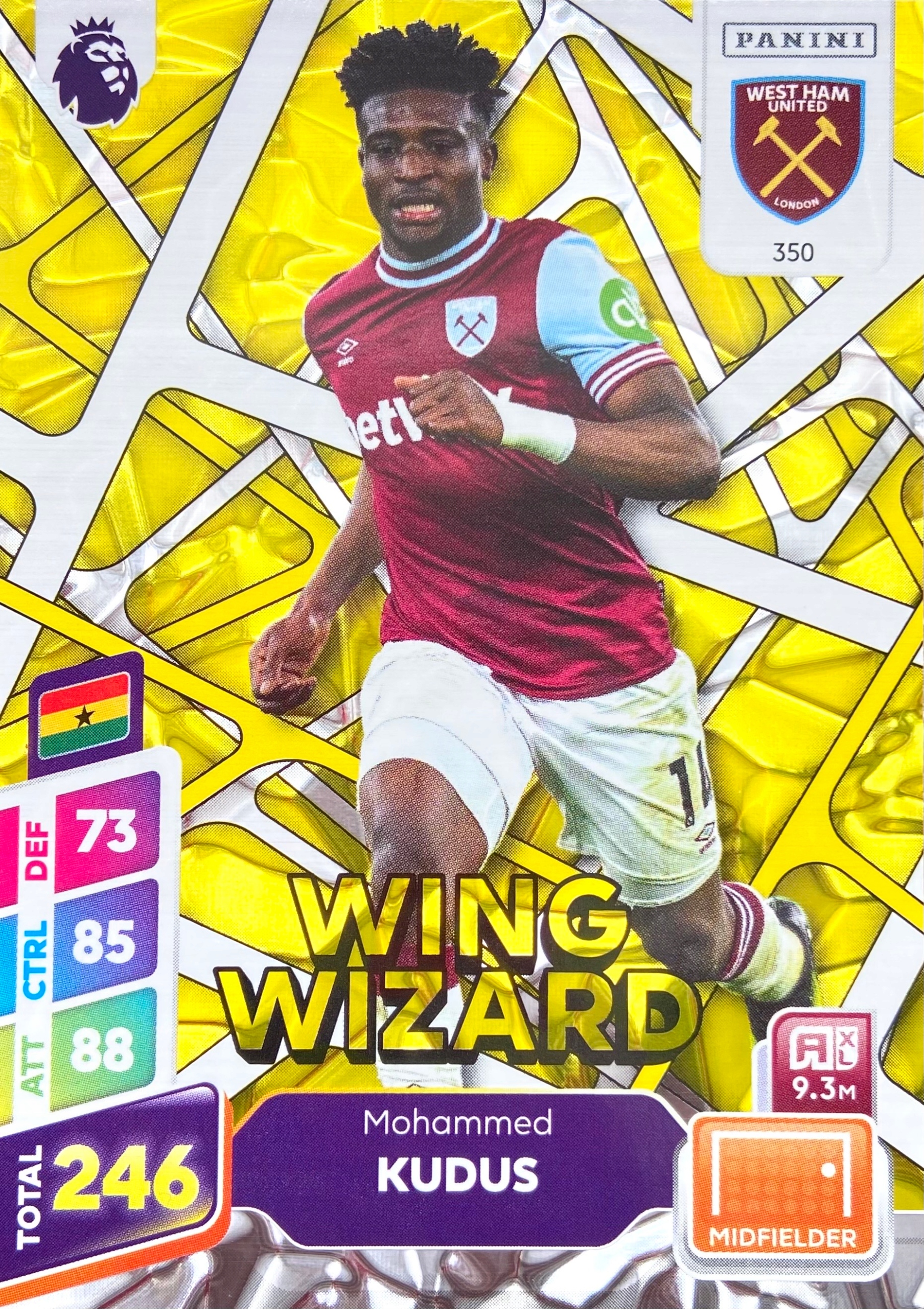 Premier League Plus 2025 Wing Wizard 350 Mohammed Kudus West Ham United