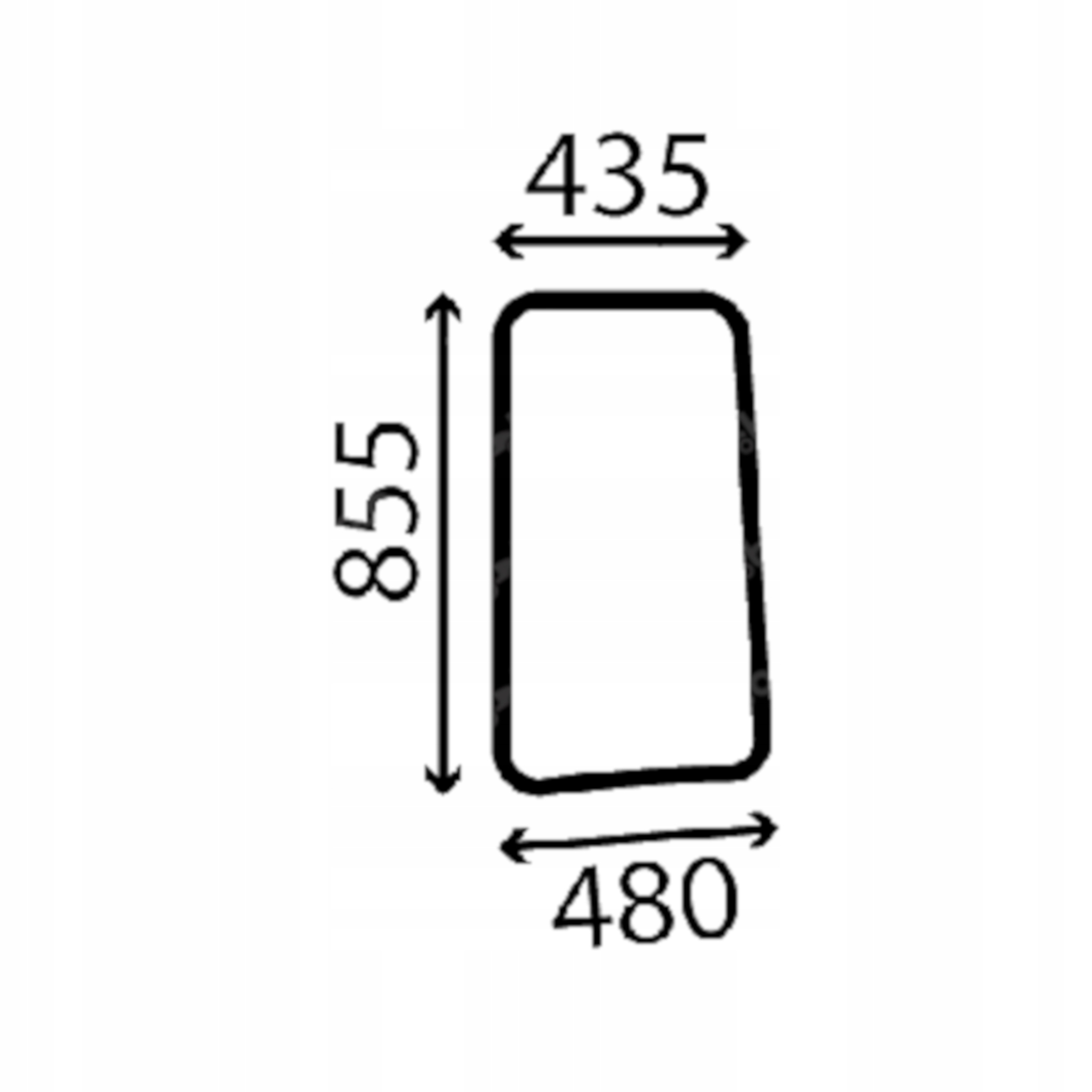 Volvo sklo, Pel Job boční levé PJ7417433