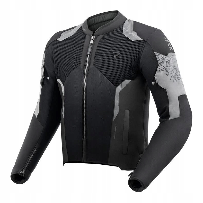 Textilná motocyklová bunda Rebelhorn Jax Black/grey čierna šedá Darčeky