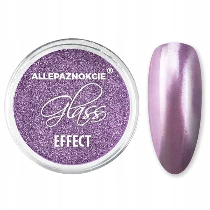 

Efekt Lustra Pyłek Do Paznokci Glass 06 Lilac