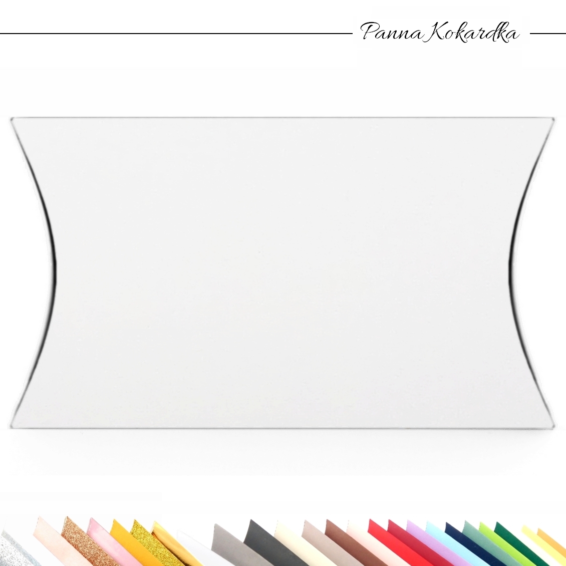 

PK4A Białe Papierowe pudełka poduszki Pillowbox