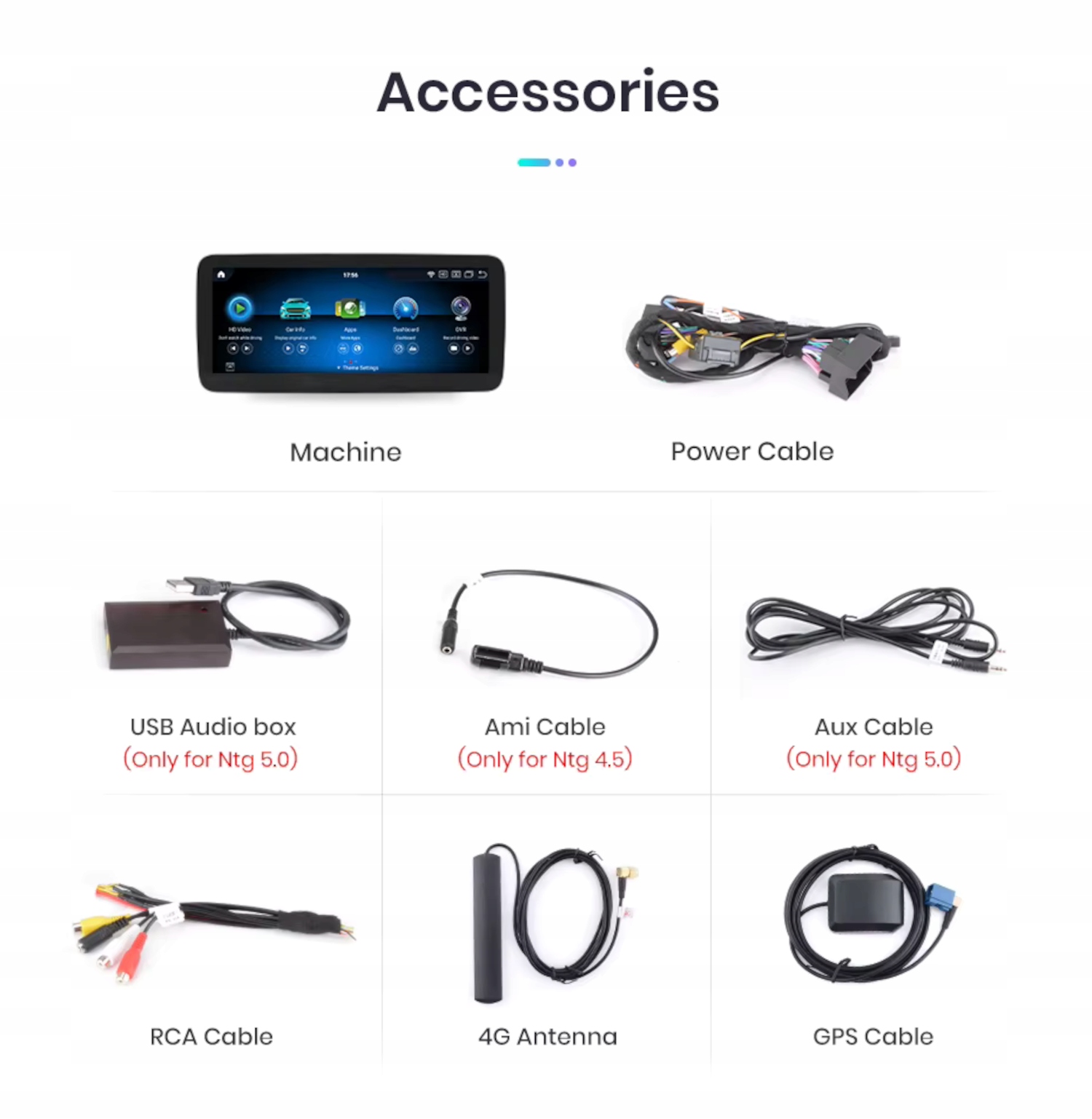 Radio Android do Mercedes W212 E200 E300 NTG 4.0 Qualcomm 665 4+64 GB