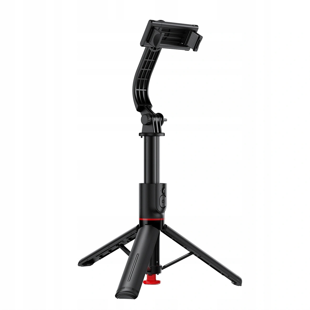 Selfie tyč Acefast E42 se stativem a dálkovým ovládáním Bluetooth 105 cm, černá