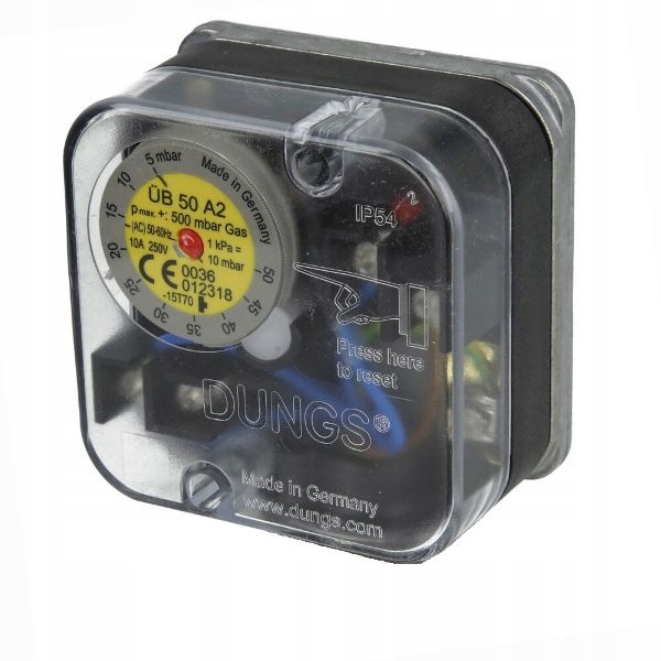 Snímač tlaku plyn-vzduch Ub 50 A2 Dungs