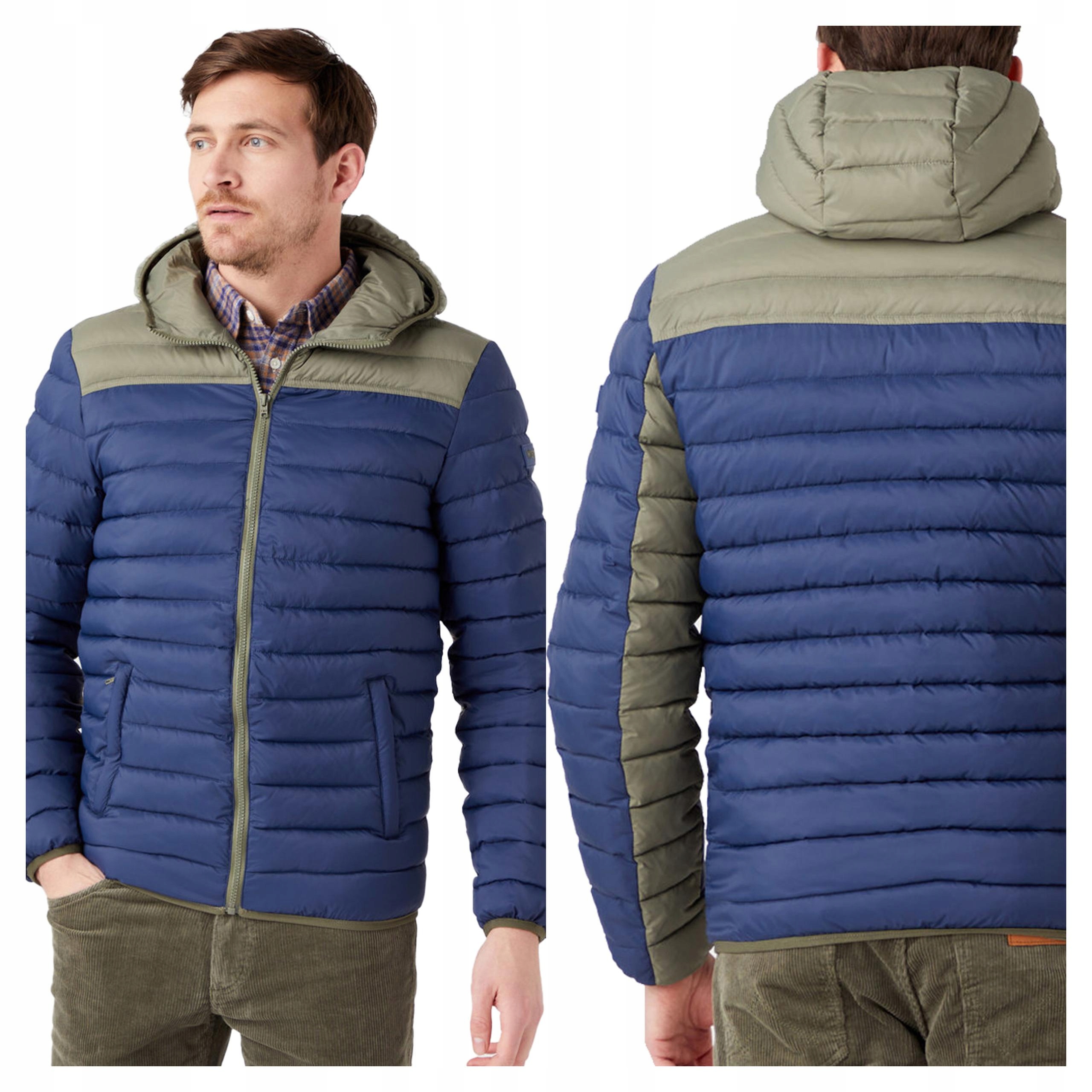 Pánská Bunda Wrangler Puffer Jacket Přechodná S Kapucí