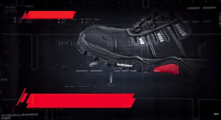 BUTY VM MICHELIN ROCKFORD SKÓRA WODOODPORNE MOCNE Kolor czarny