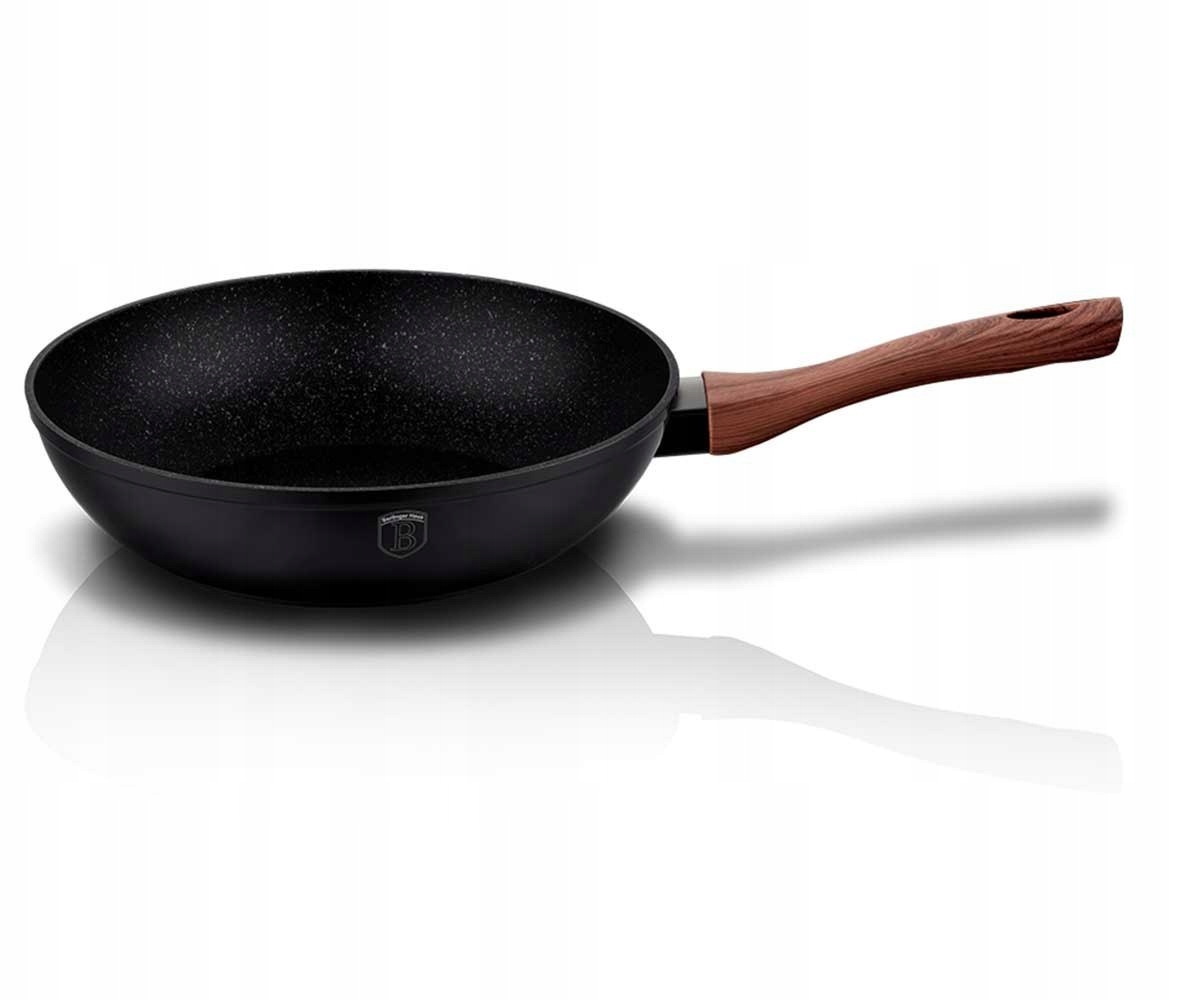 WOK GRANITOWY 28cm BERLINGER HAUS BH-1719 EBONY ROSEWOOD Typ powłoki marmurowa