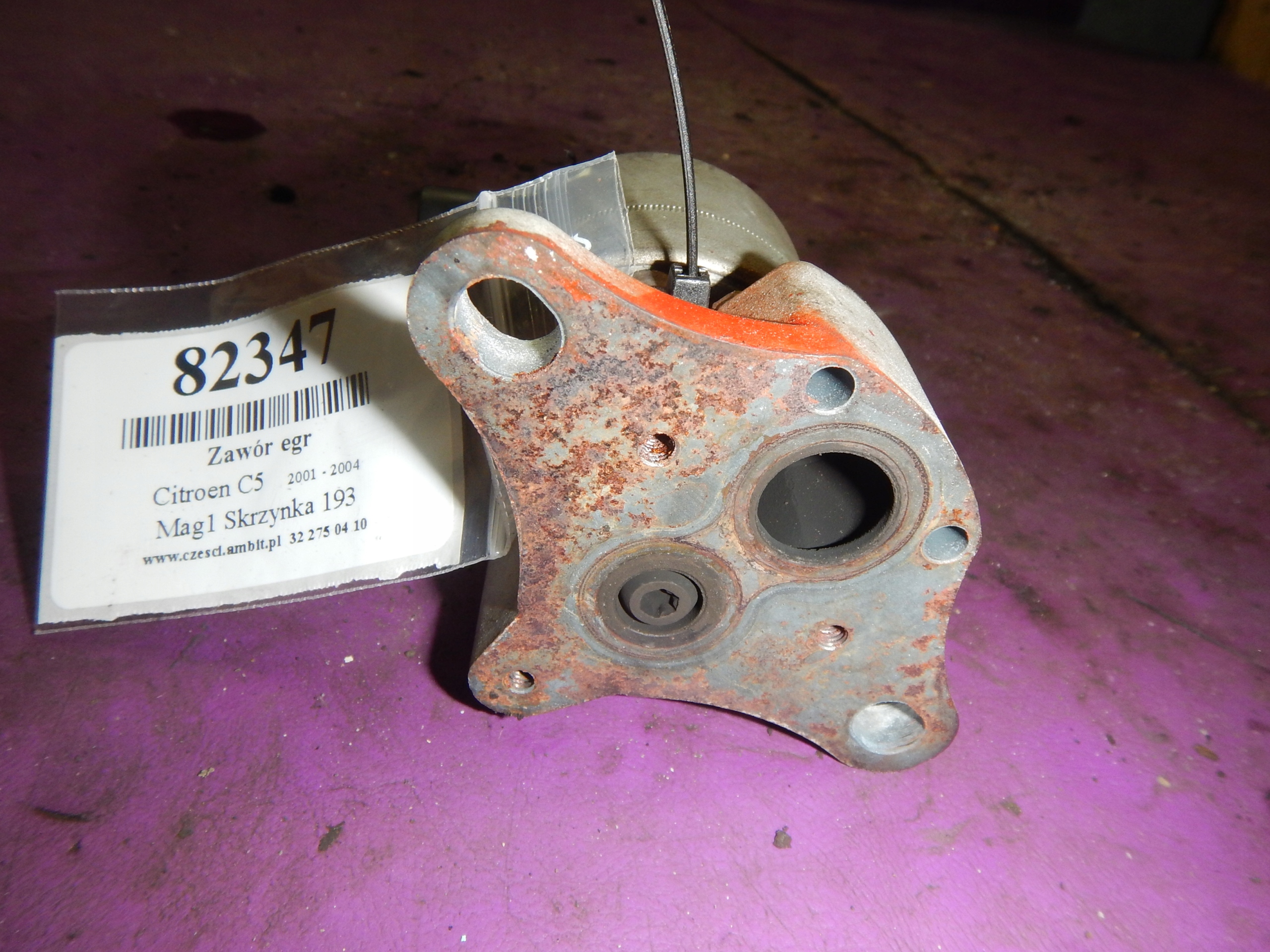 CITROEN C5 1,8 ZAWÓR PODCIŚNIENIA EGR 9709729441P Producent części Citroen OE