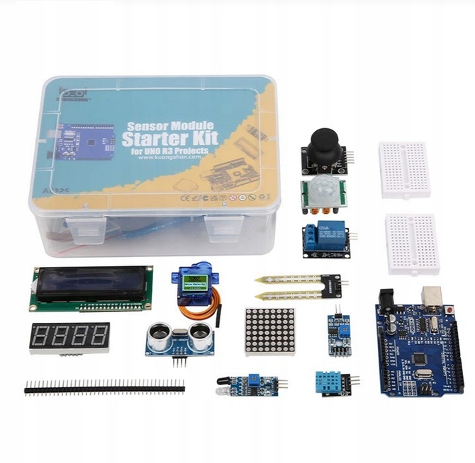 Startovací Sada Senzory pro výuku programování Arduino C++ AE325
