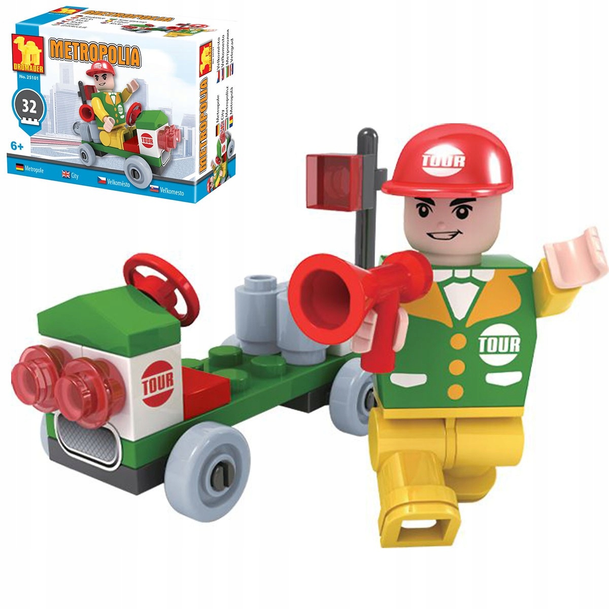 

251019 Dromader Klocki Metropolia Samochód 32 El