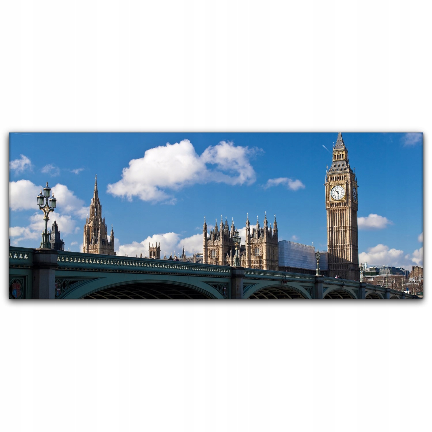 

Fotoobraz na płótnie 125x50 Londyn Big Ben Zegar
