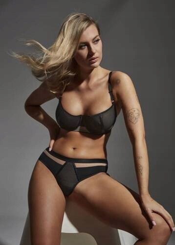 2351 Měkká podprsenka Maxi Lupoline – černá béžová