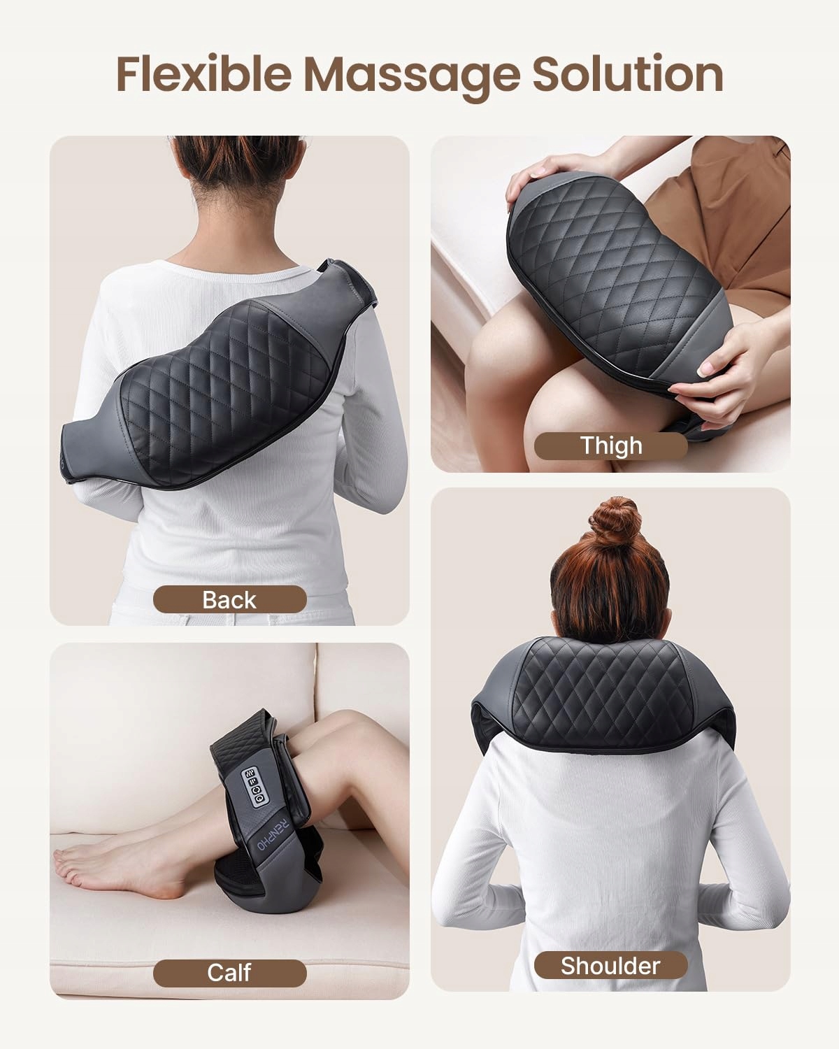 RENPHO Masażer Shiatsu Do Szyi I Ramion Z Funkcją Podgrzewania — miniatura 5