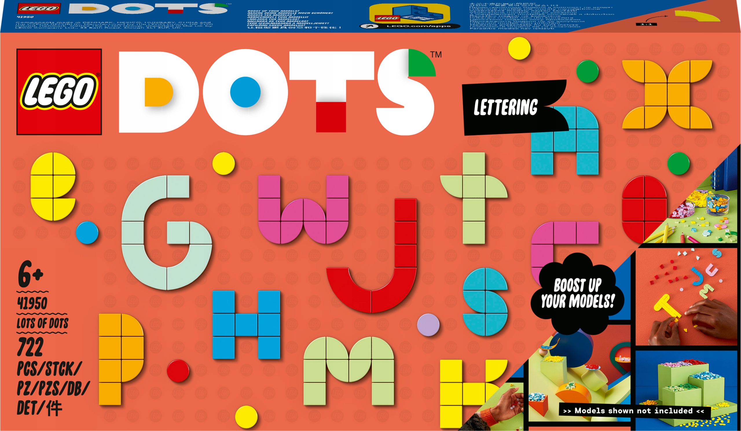 

Lego Rozmaitości Dots literki 41950 722 el. 6+