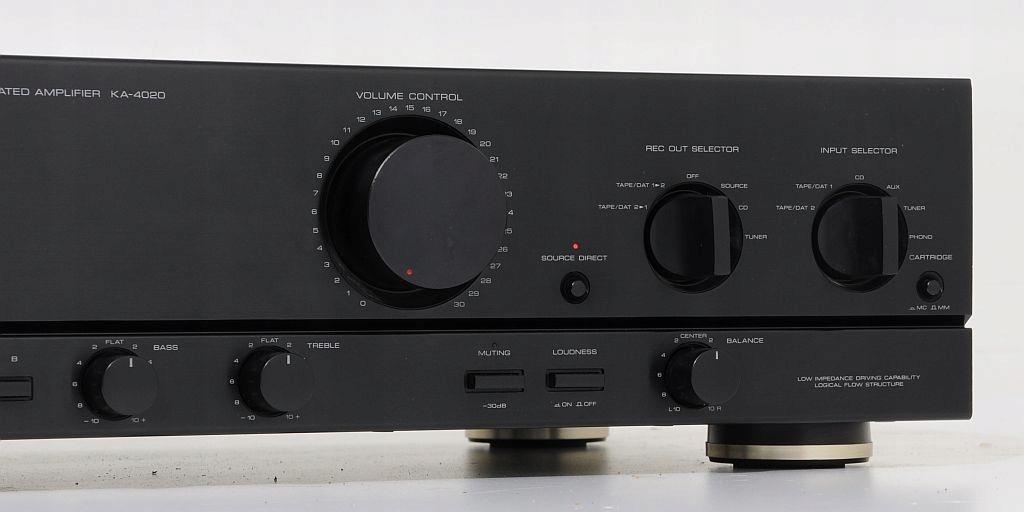 KENWOOD KA-4020 SOLIDNY WZMACNIACZ STEREO ! Kolor czarny
