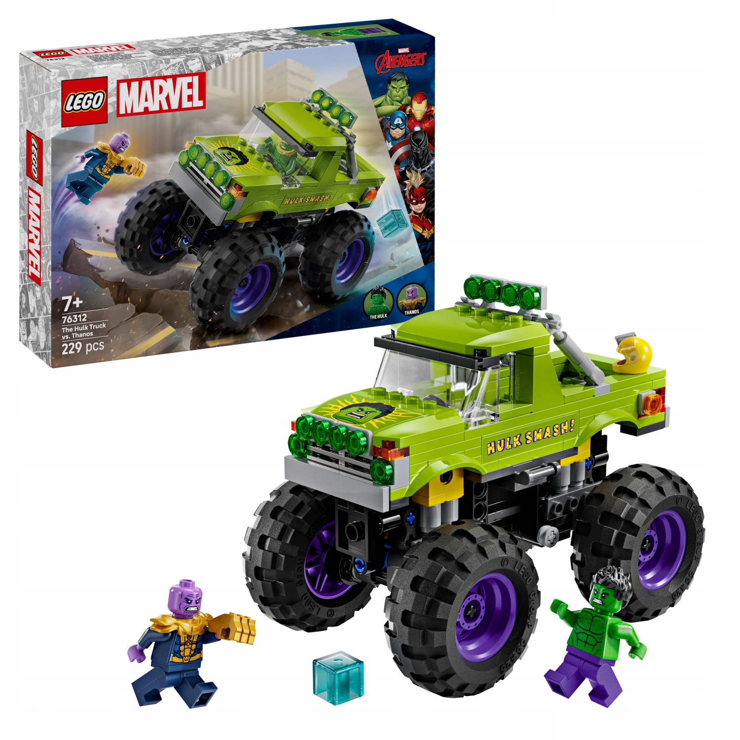 Lego Marvel 76312 Hulkův truck vs. Thanos