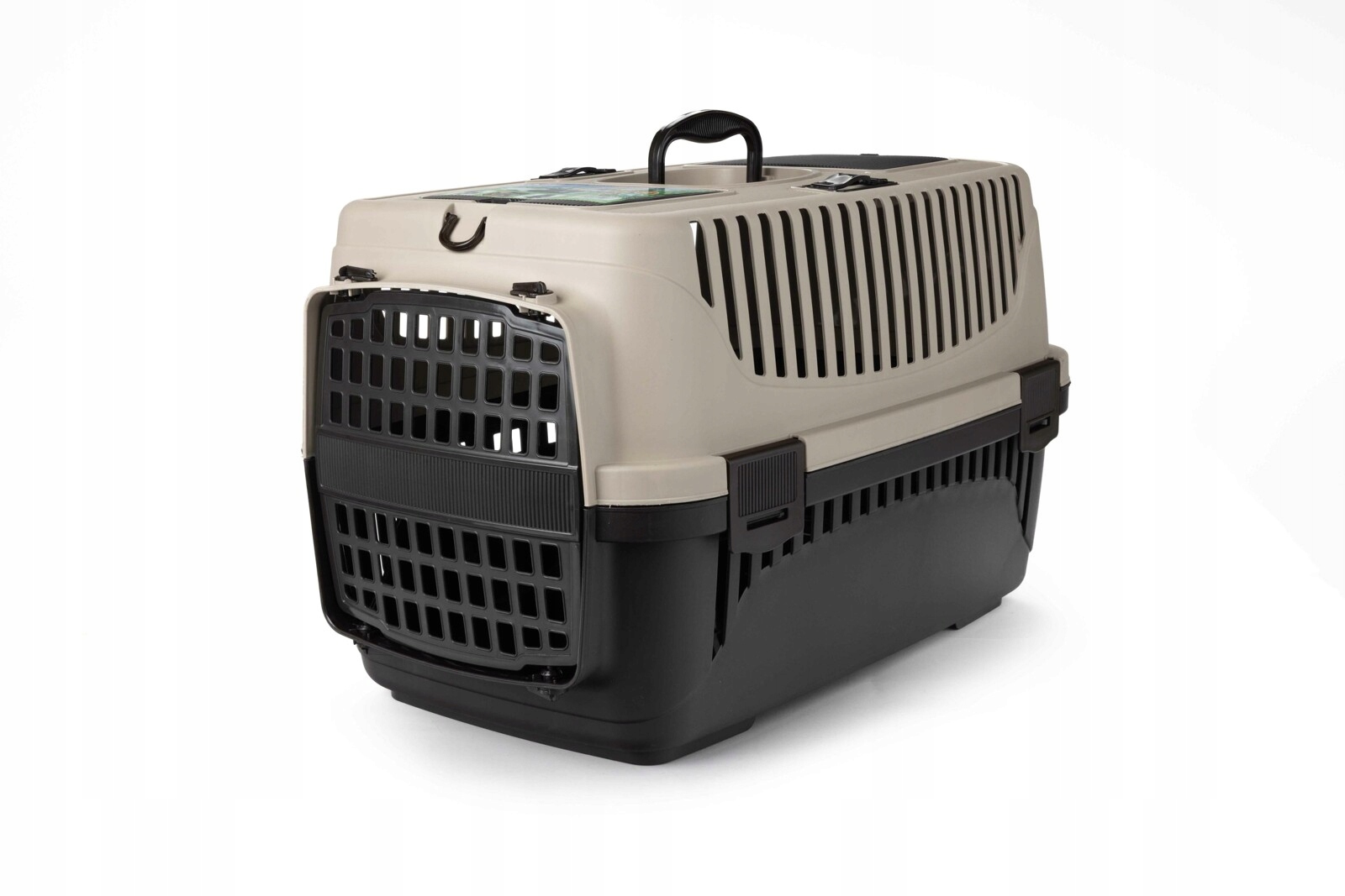 Přepravka pro psa kočku 36,5x55x33 cm Molly M béžová a hnědá, do auta