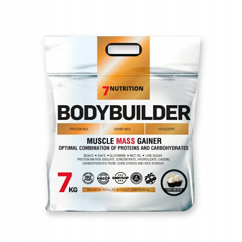7NUTRITION Bodybuilder 7KG Gainer Sacharidy Gainer