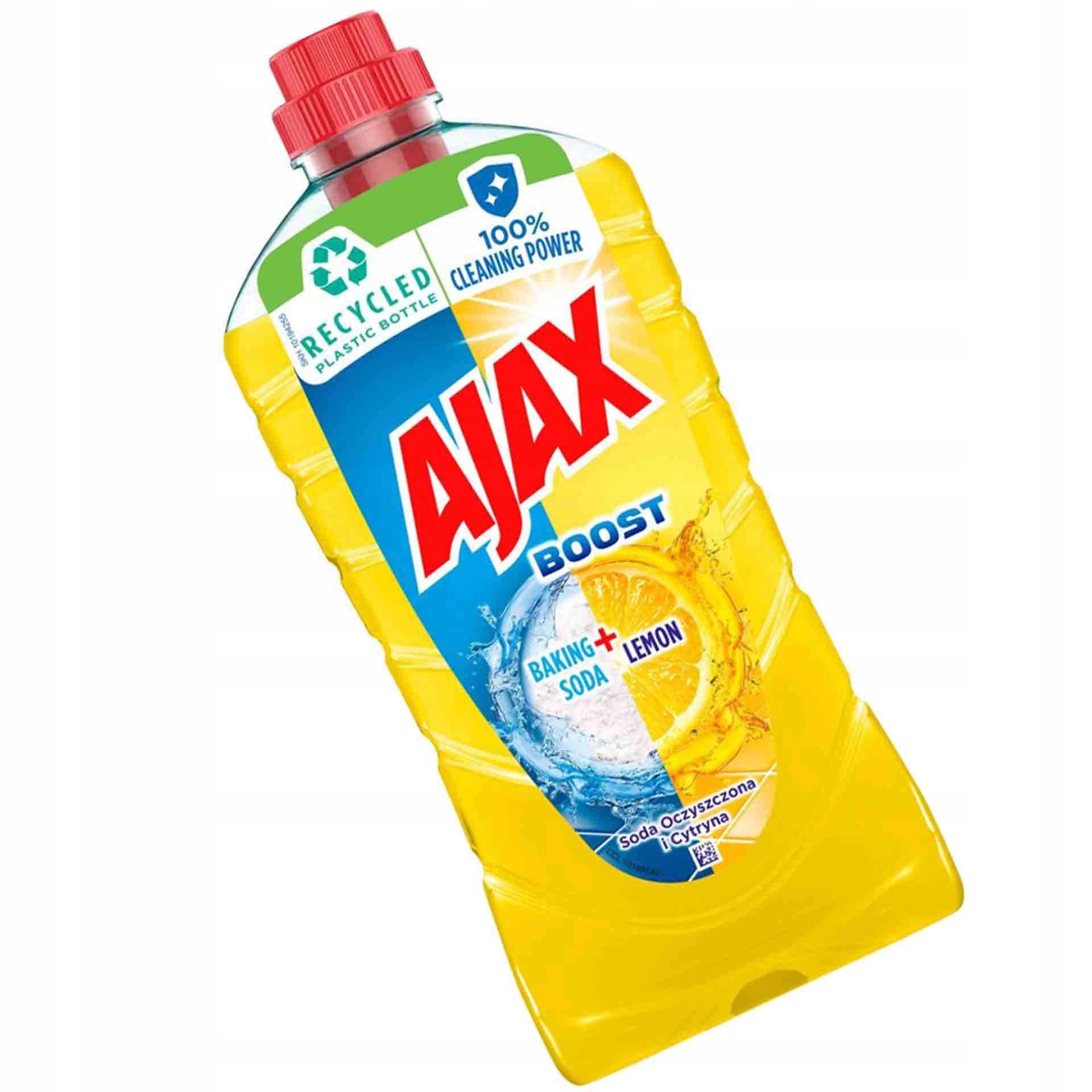 

Ajax Płyn Uniwersalny 1 L Boost Soda Lemon
