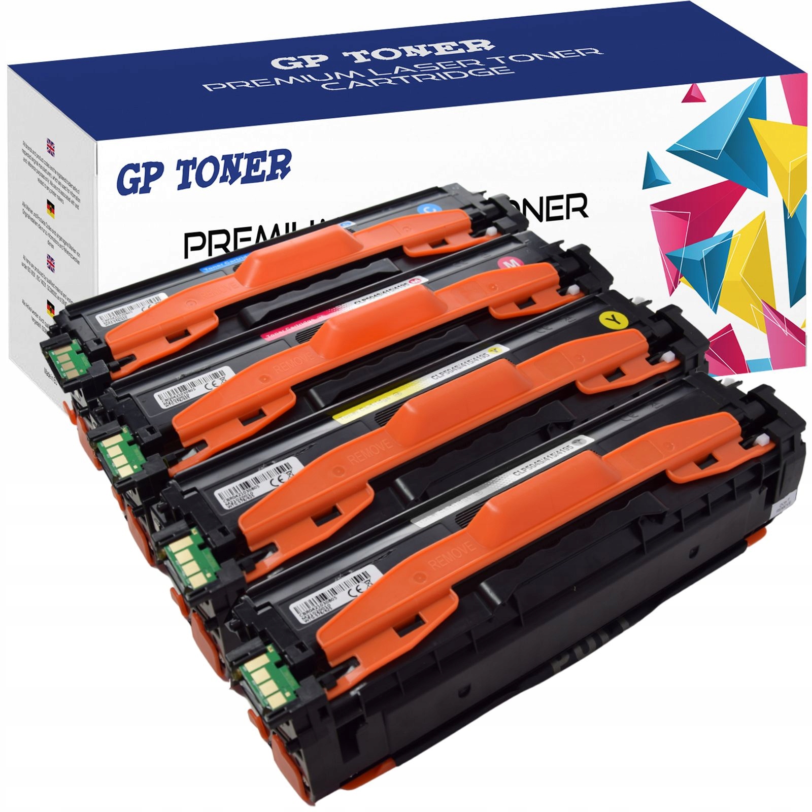 4x Toner Pro Samsung CLT-K504S CLT-Y504S C1860fw