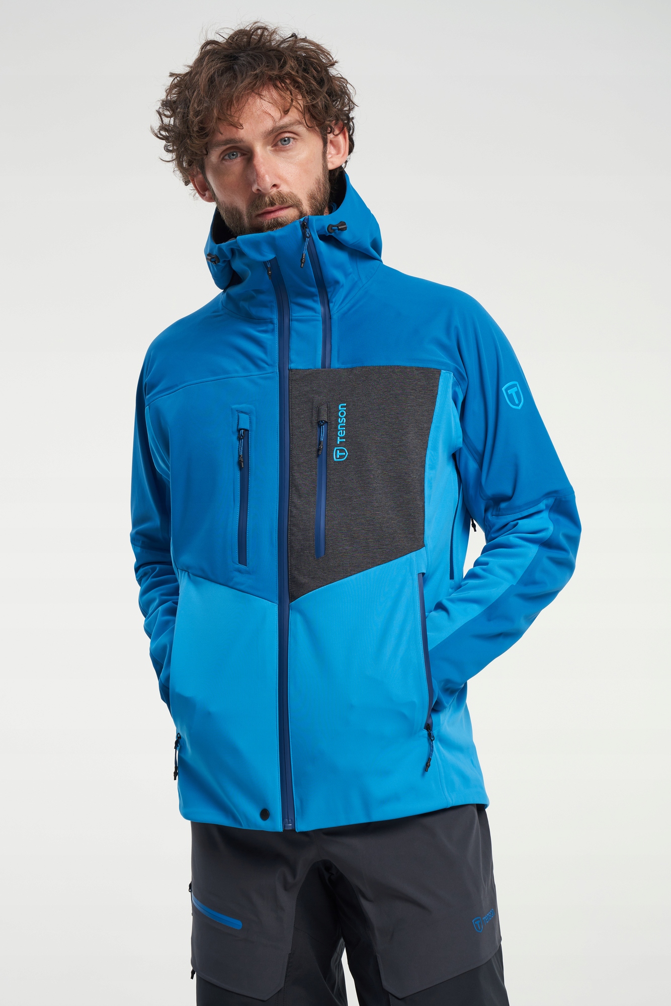 Kurtka Softshell męska Tenson Ski Touring Jacket Men niebieska roz. L