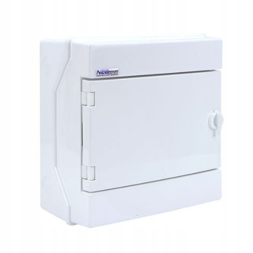 Rozvaděč nástěnný IP65 8M 1x8M (bílé dveře), RH-8/B, Elektro-plast
