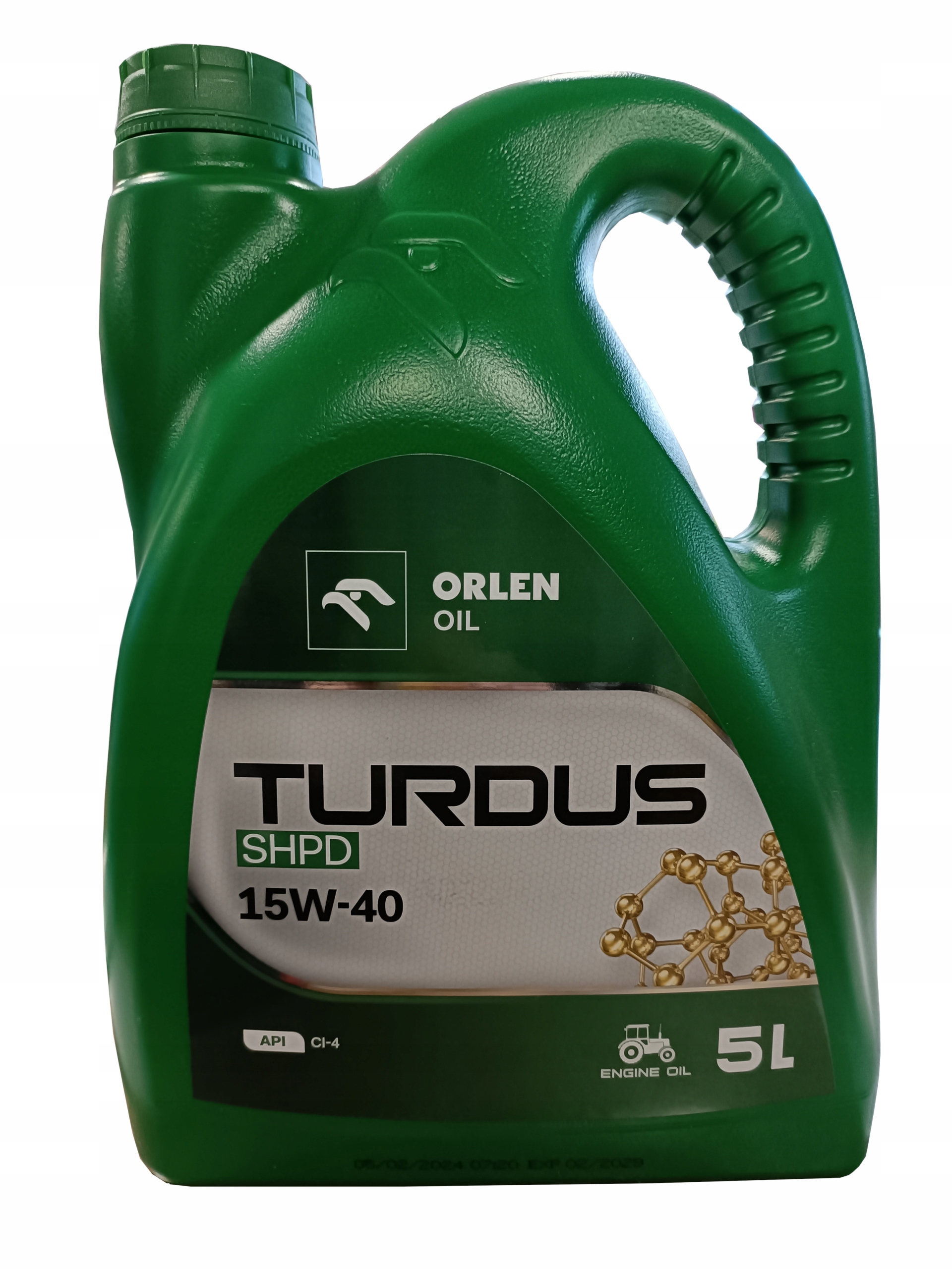 Olej silnikowy mineralny Orlen Turdus 5L 15W-40