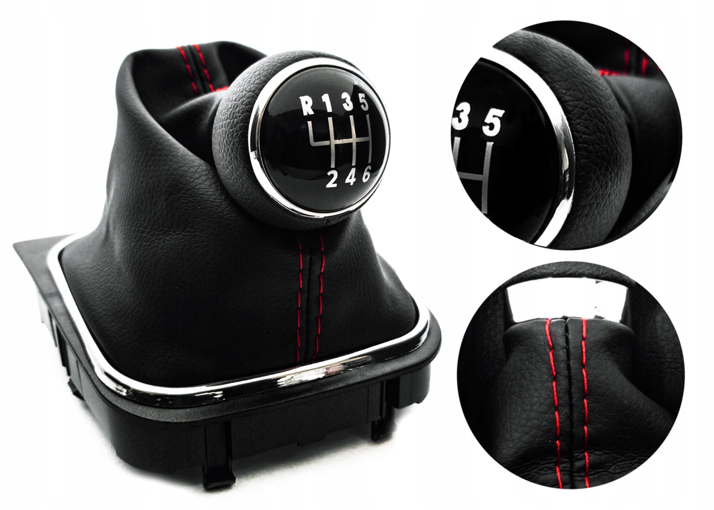 6 - Ручка переключения передач сильфон VW Golf V 2003-2008