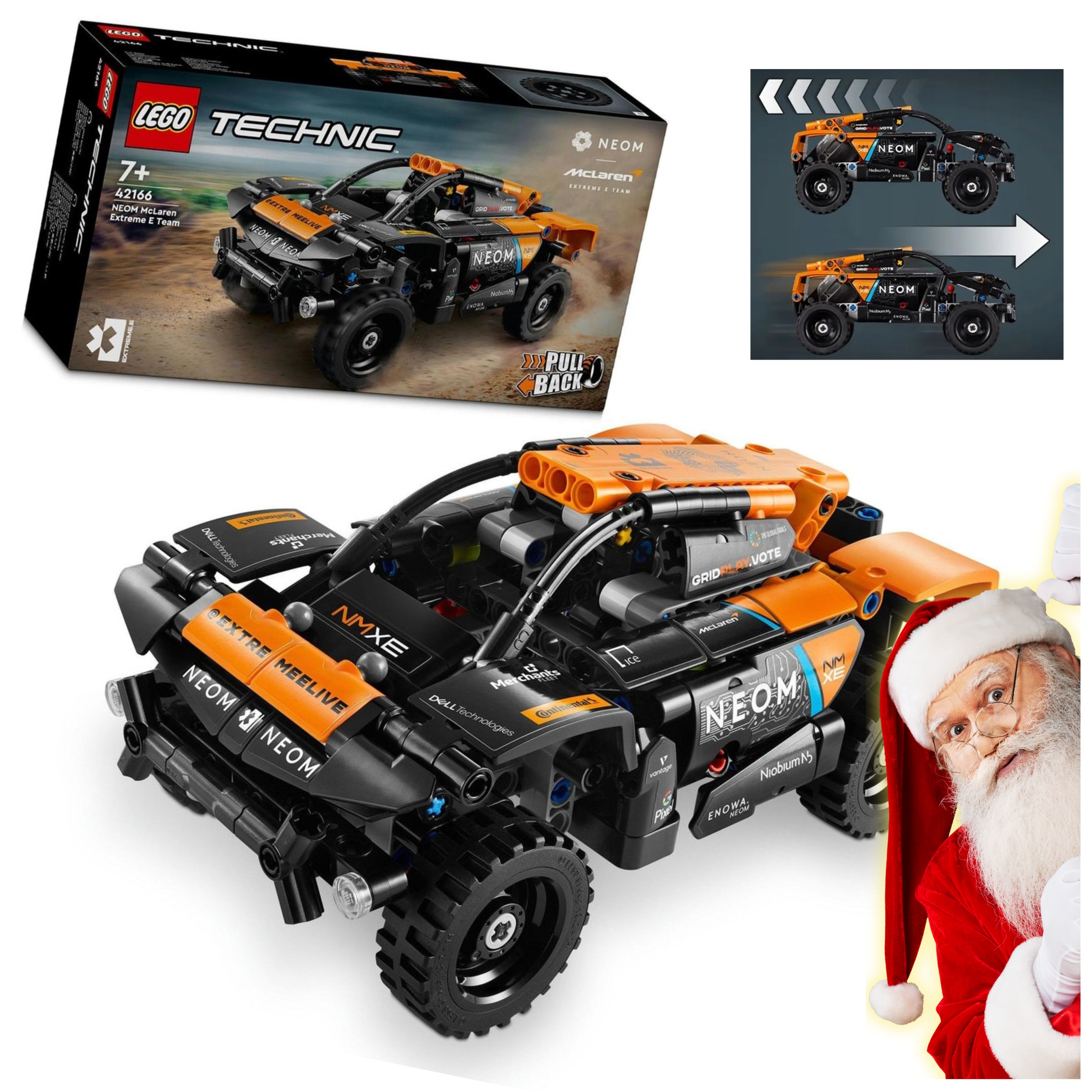 Lego(r) Technic 42166 Neom McLaren Extreme E Race Dárek Pro Dítě