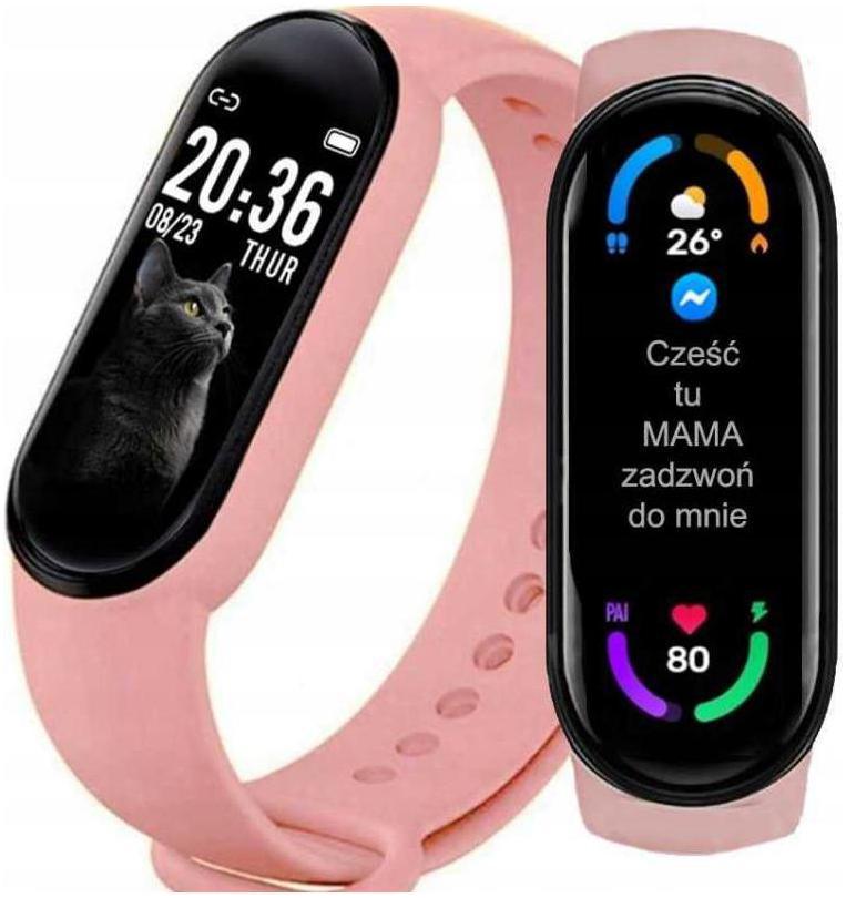 M6 OPASKA SPORT SMARTWATCH SMARTBAND ZEGAREK