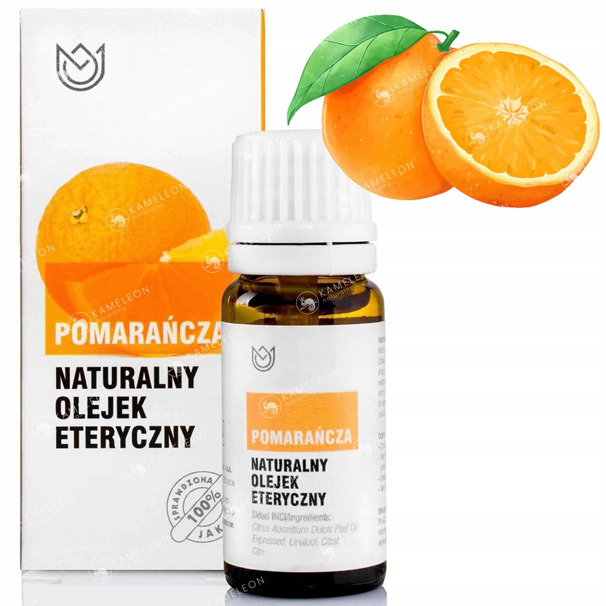 

Naturalny Olejek Eteryczny Pomarańcza 12ml masaż