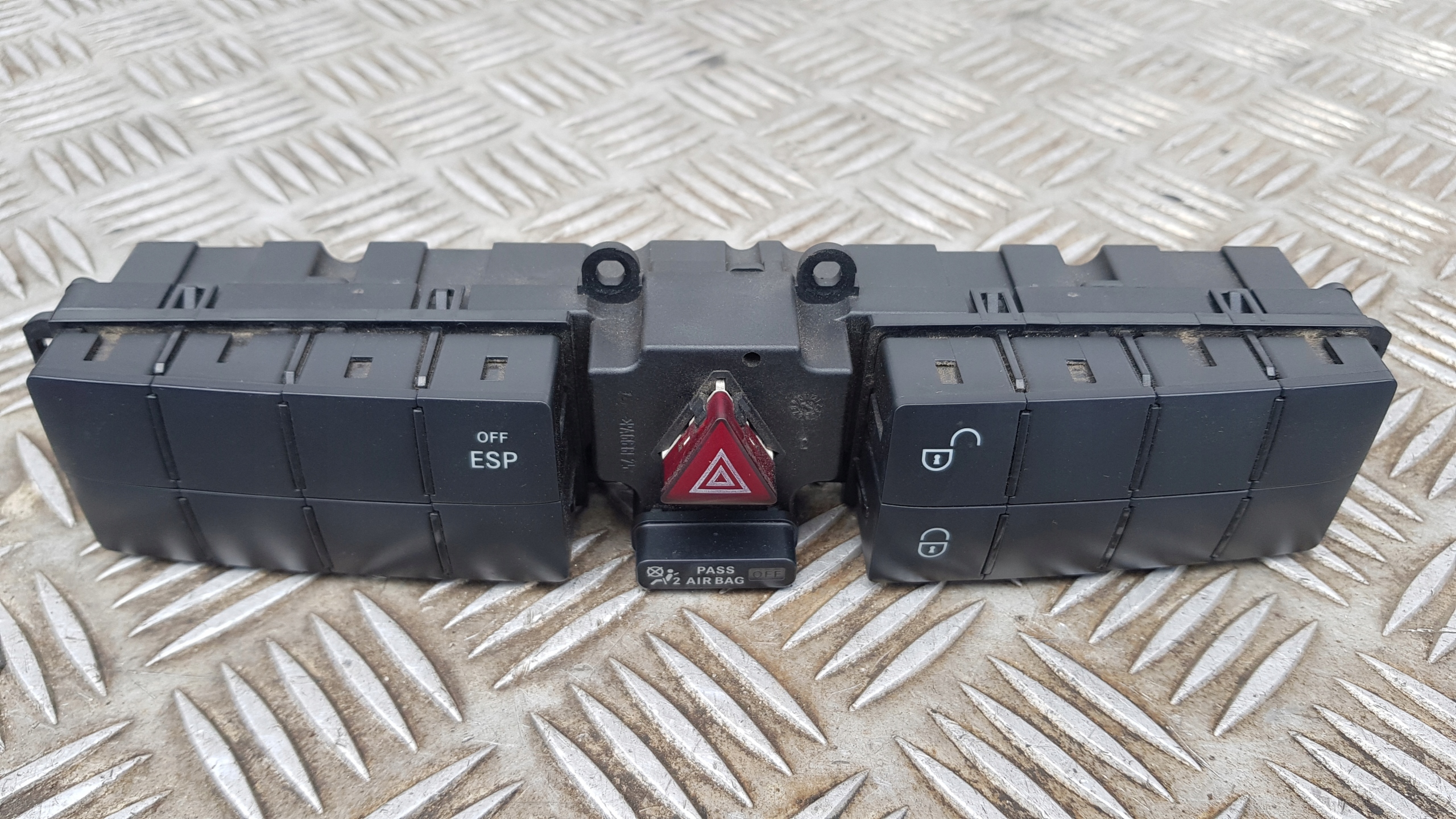 MERCEDES W203 lift window control switch PANEL central 2038702510