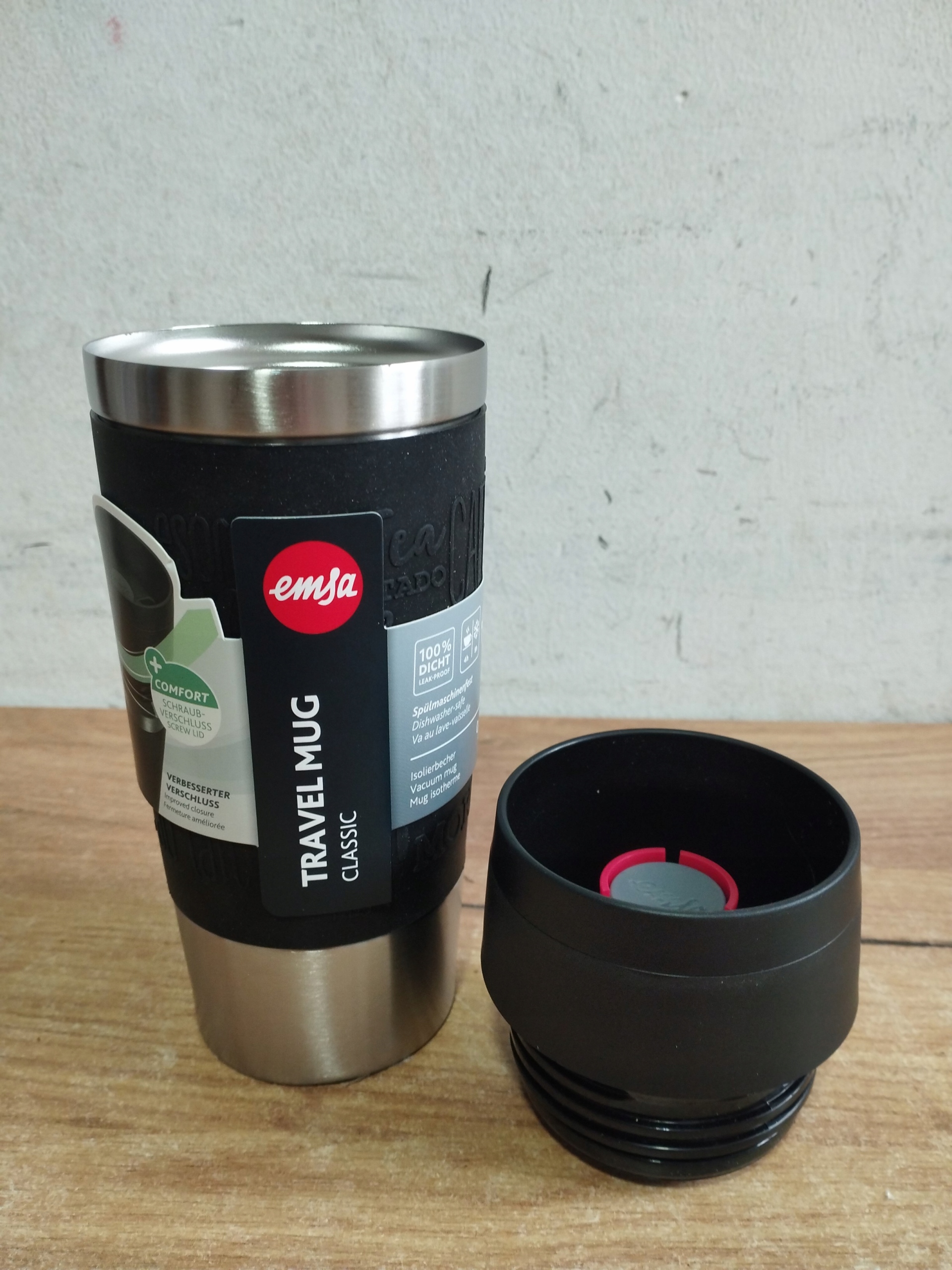 Kubek termiczny Termos ESMA TRAVEL MUG 0,36L CZARNY Marka Emsa