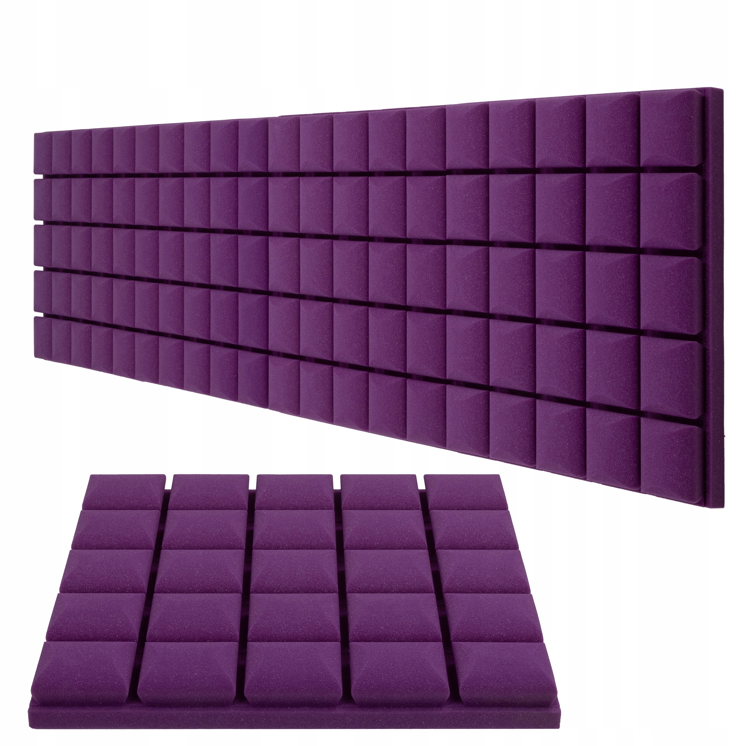 Stěnový panel akustická pěna Kostka Konvexní absorbující ozvěnu ve studiu