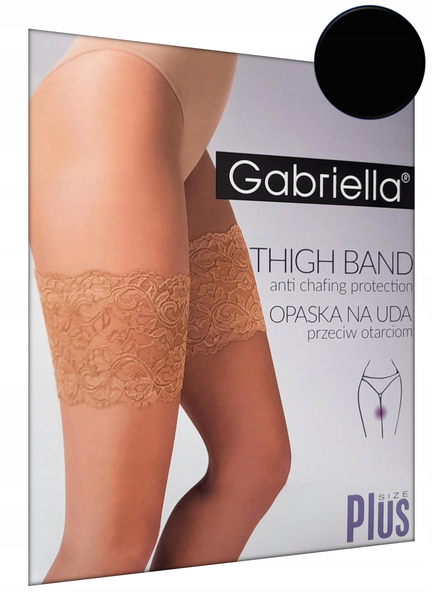 

Opaska Na Uda Gabriella Przeciw Otarciom Nero 5/6